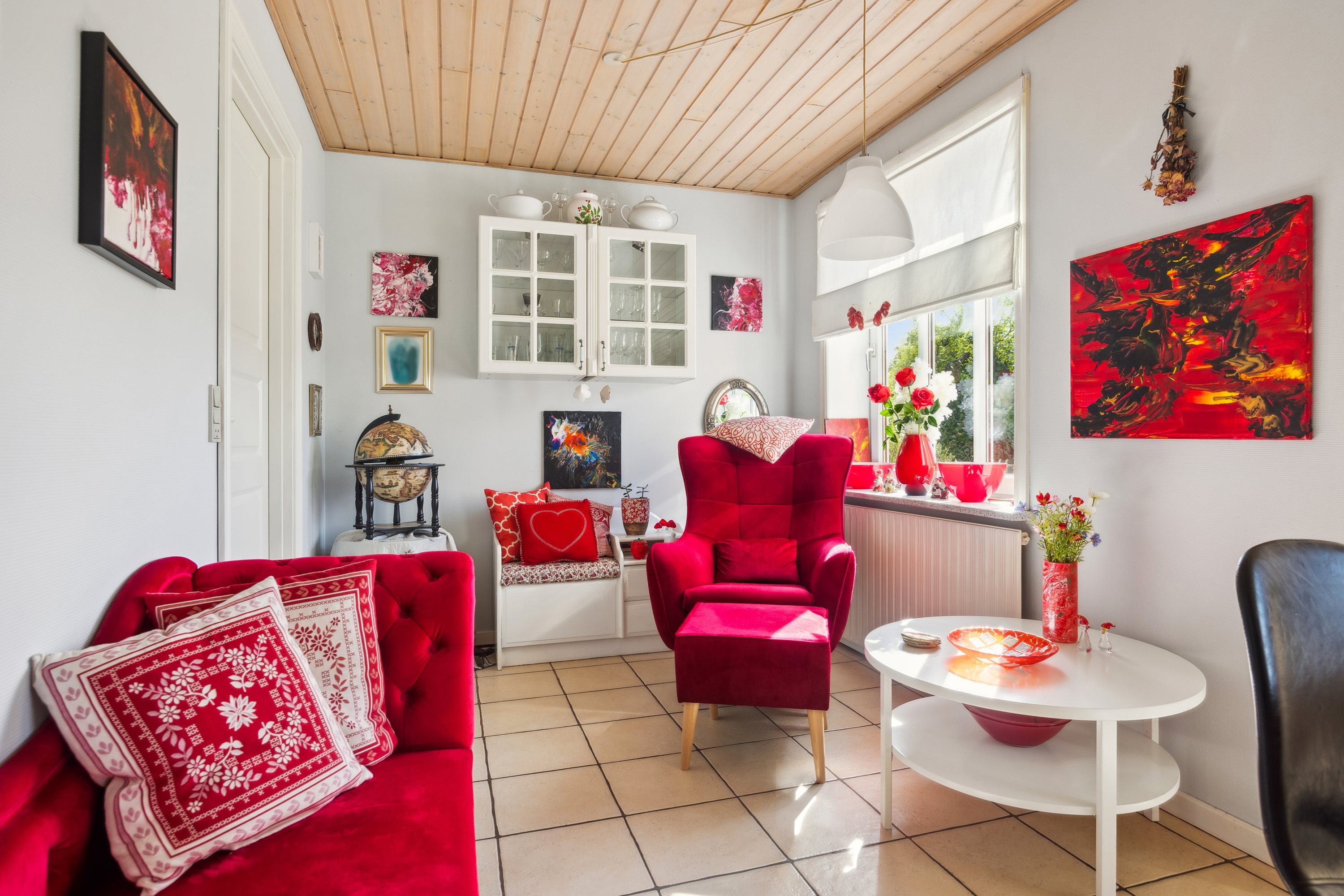 Fremhævet stue billede i fuldskærmstilstand. Billede af Vestergade 71, Ulsted, 9370 Hals