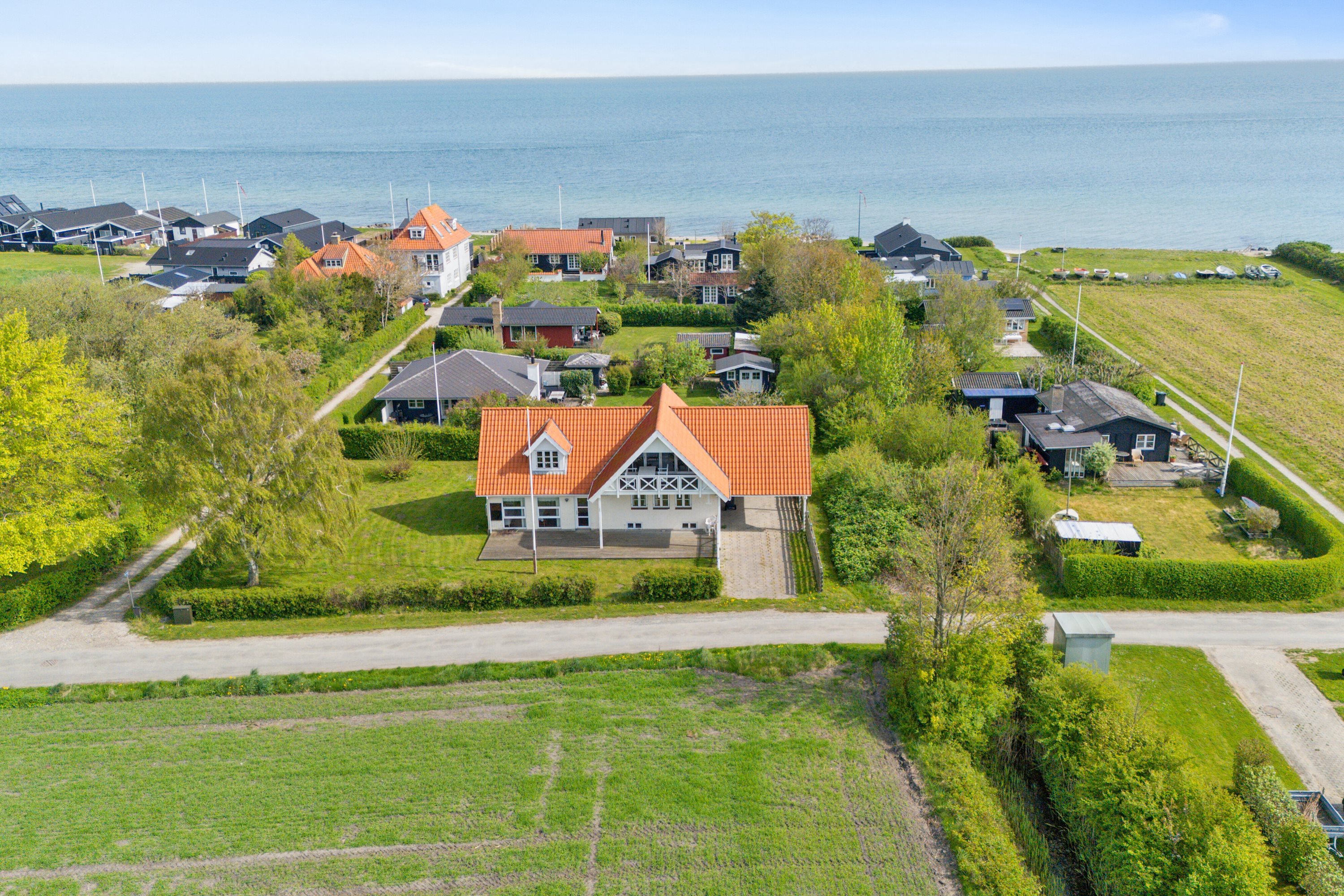 Miniaturebillede 1: luftfoto. Billede af Degnegyden 1, Kristiansminde, 5450 Otterup