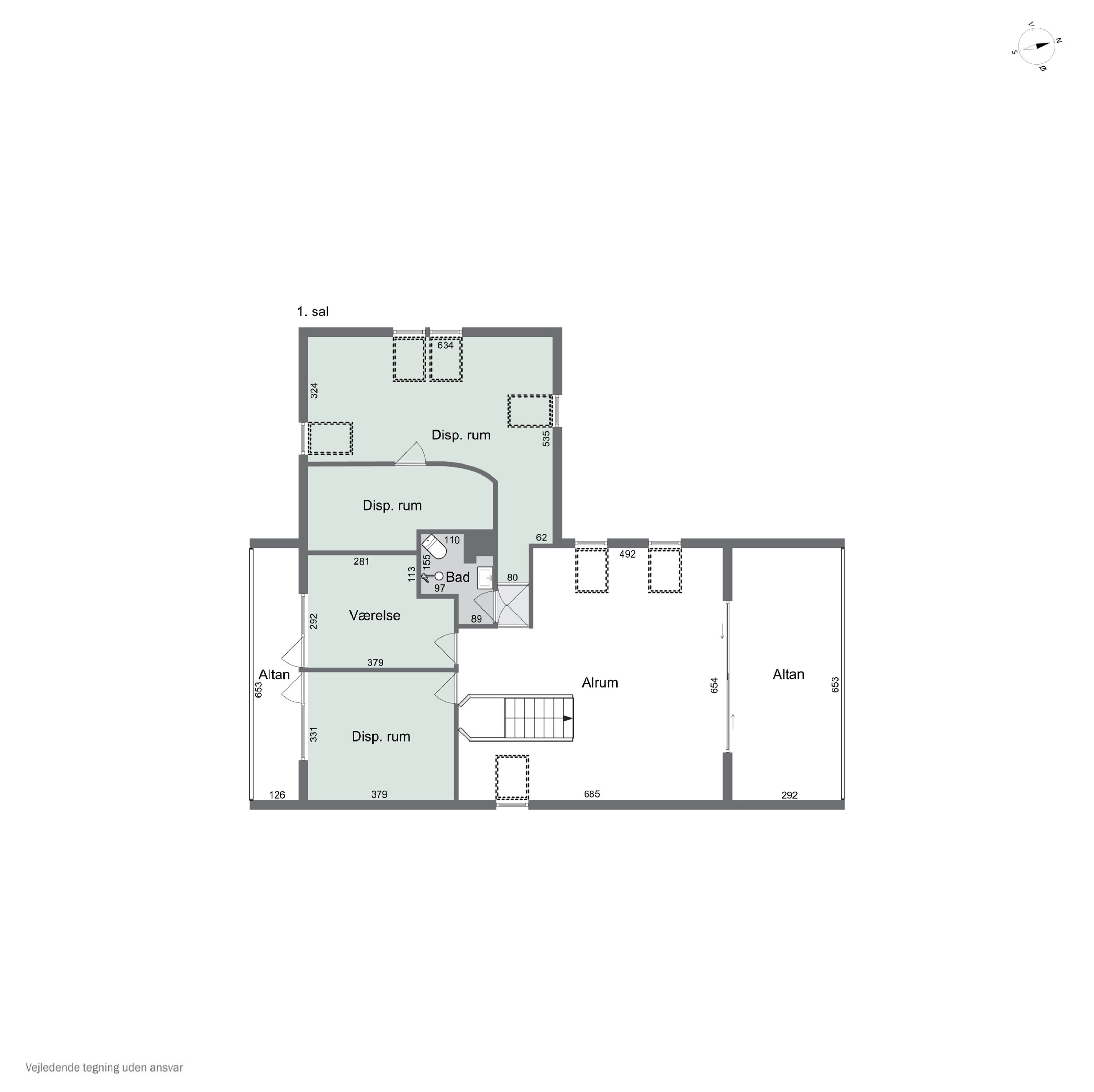 Plantegninger billede af Bellisvej 28, 4300 Holbæk