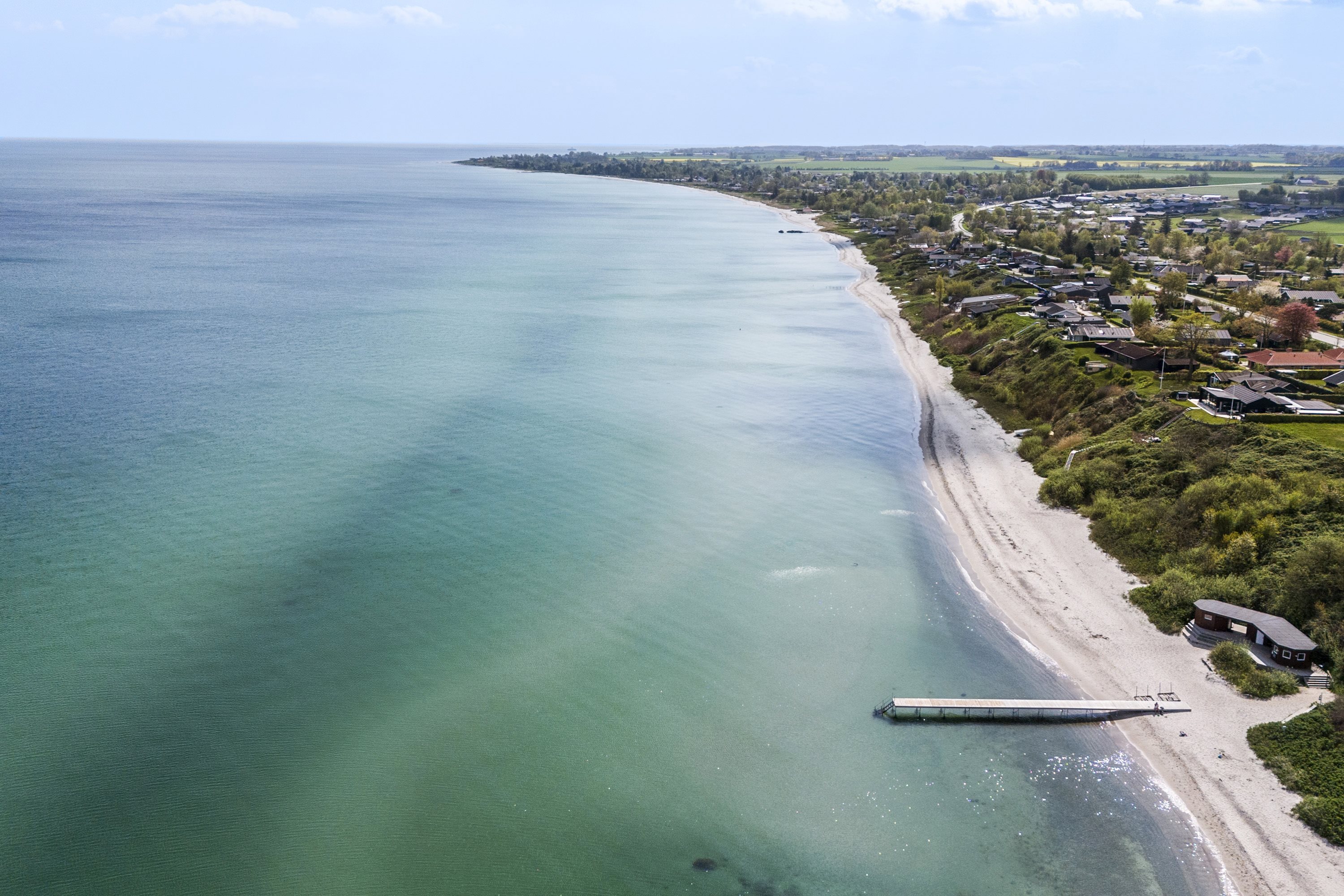 Fremhævet havudsigt billede i fuldskærmstilstand. Billede af Kystvejen 99C, Rude Strand, 8300 Odder