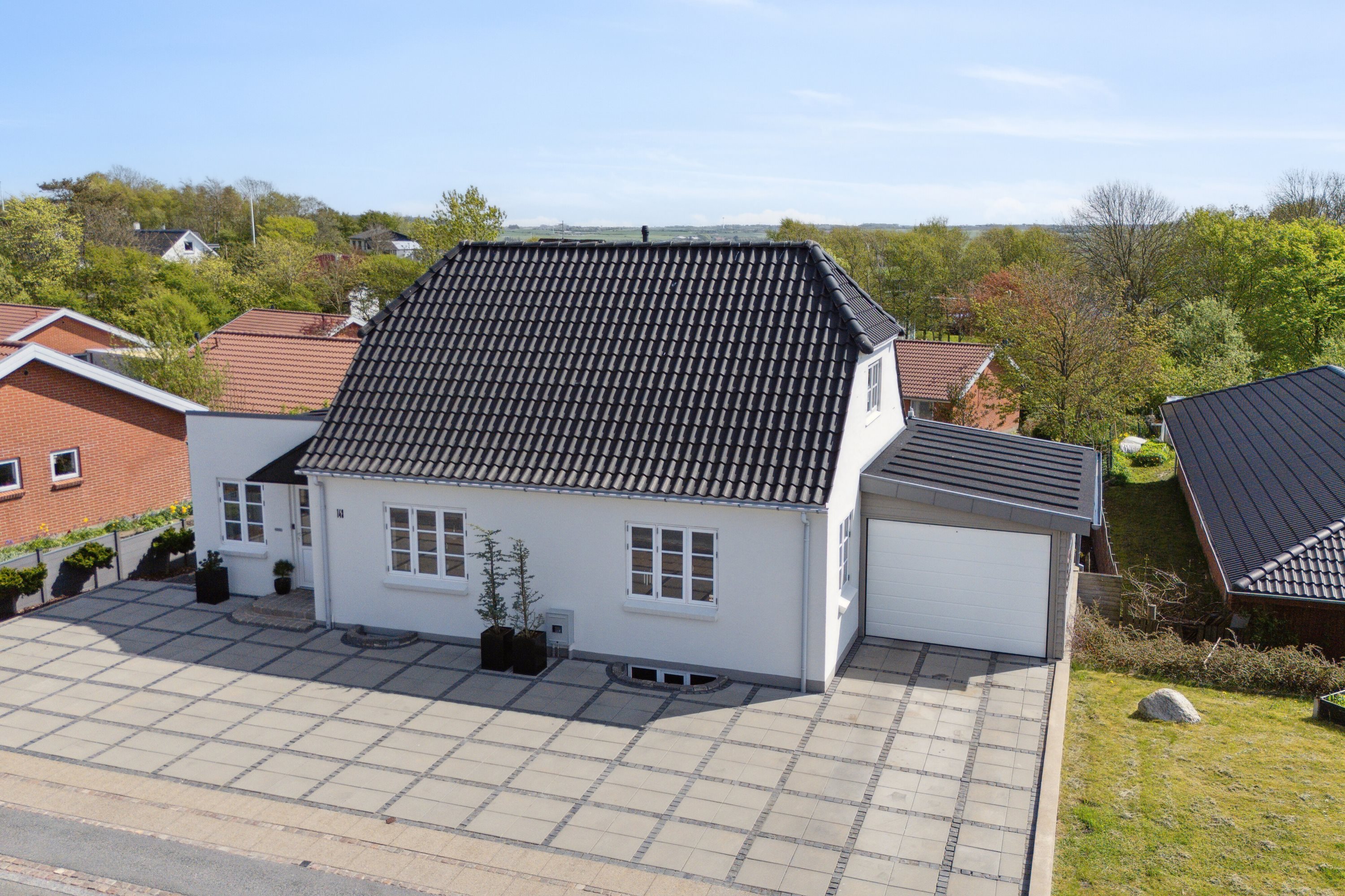 Miniaturebillede 1: set fra vejen. Billede af Vorupørvej 143, Hundborg, 7700 Thisted