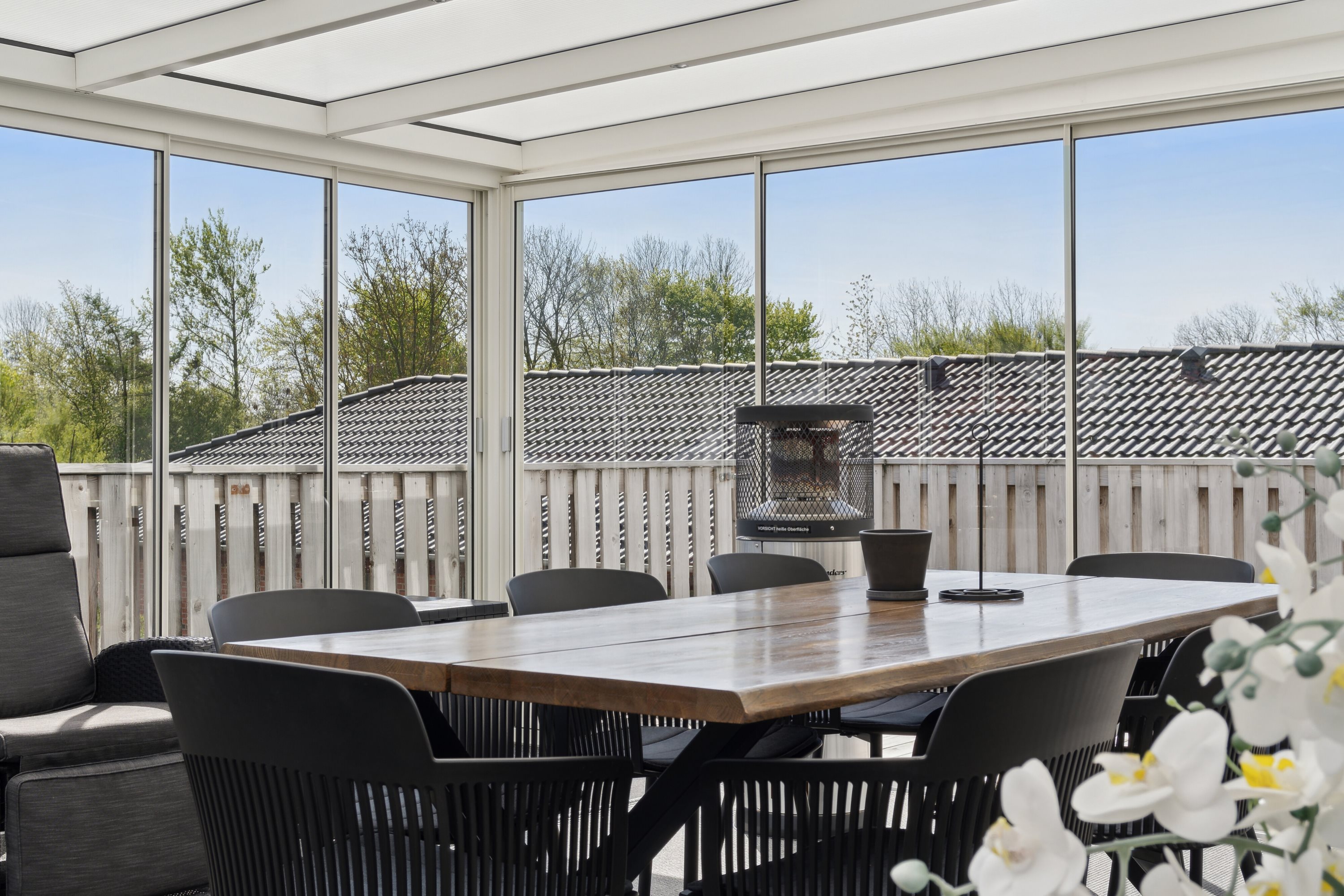 Fremhævet overdækket terrasse billede i fuldskærmstilstand. Billede af Vorupørvej 143, Hundborg, 7700 Thisted