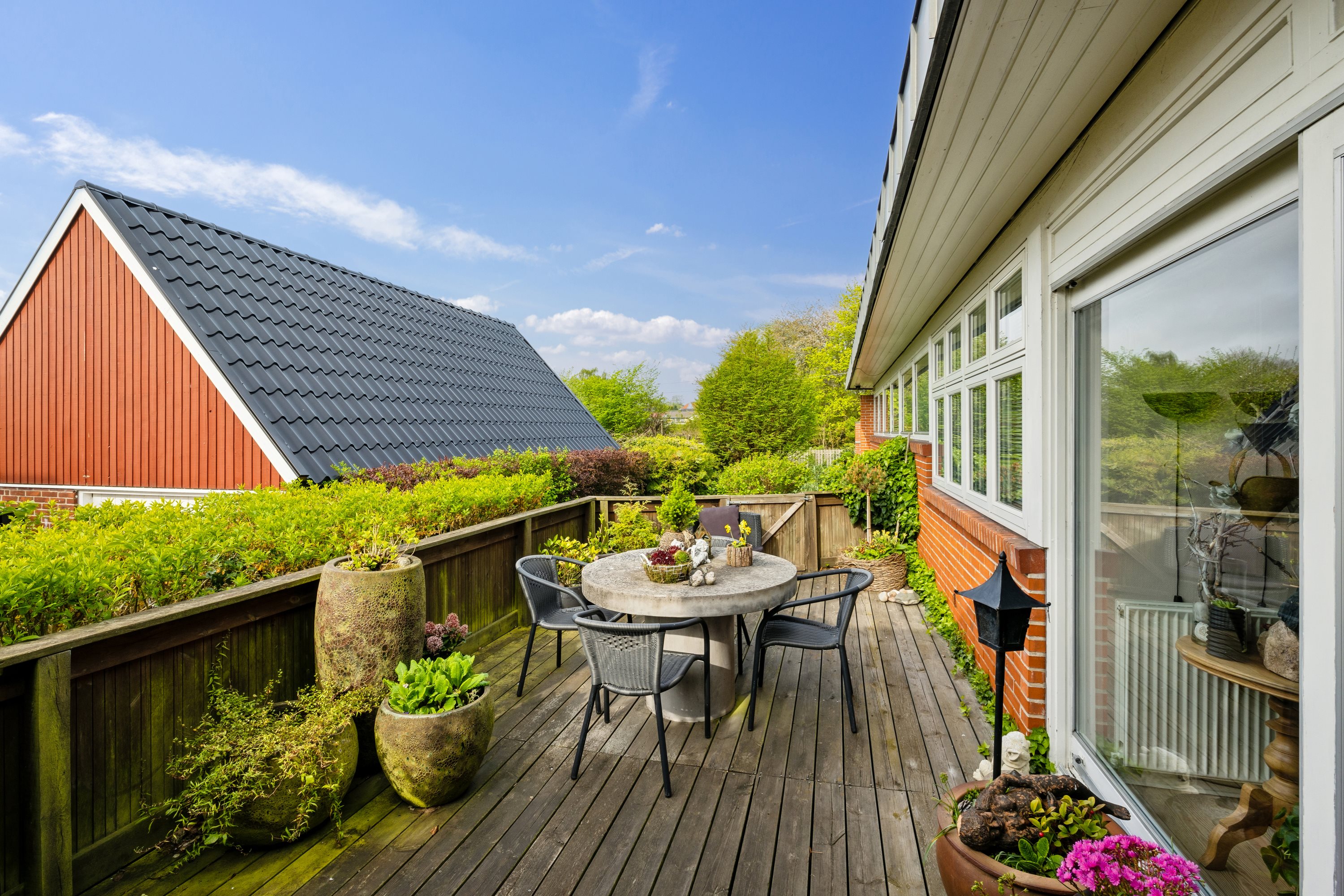 Fremhævet terrasse billede i fuldskærmstilstand. Billede af Grenåvej 689, 8541 Skødstrup