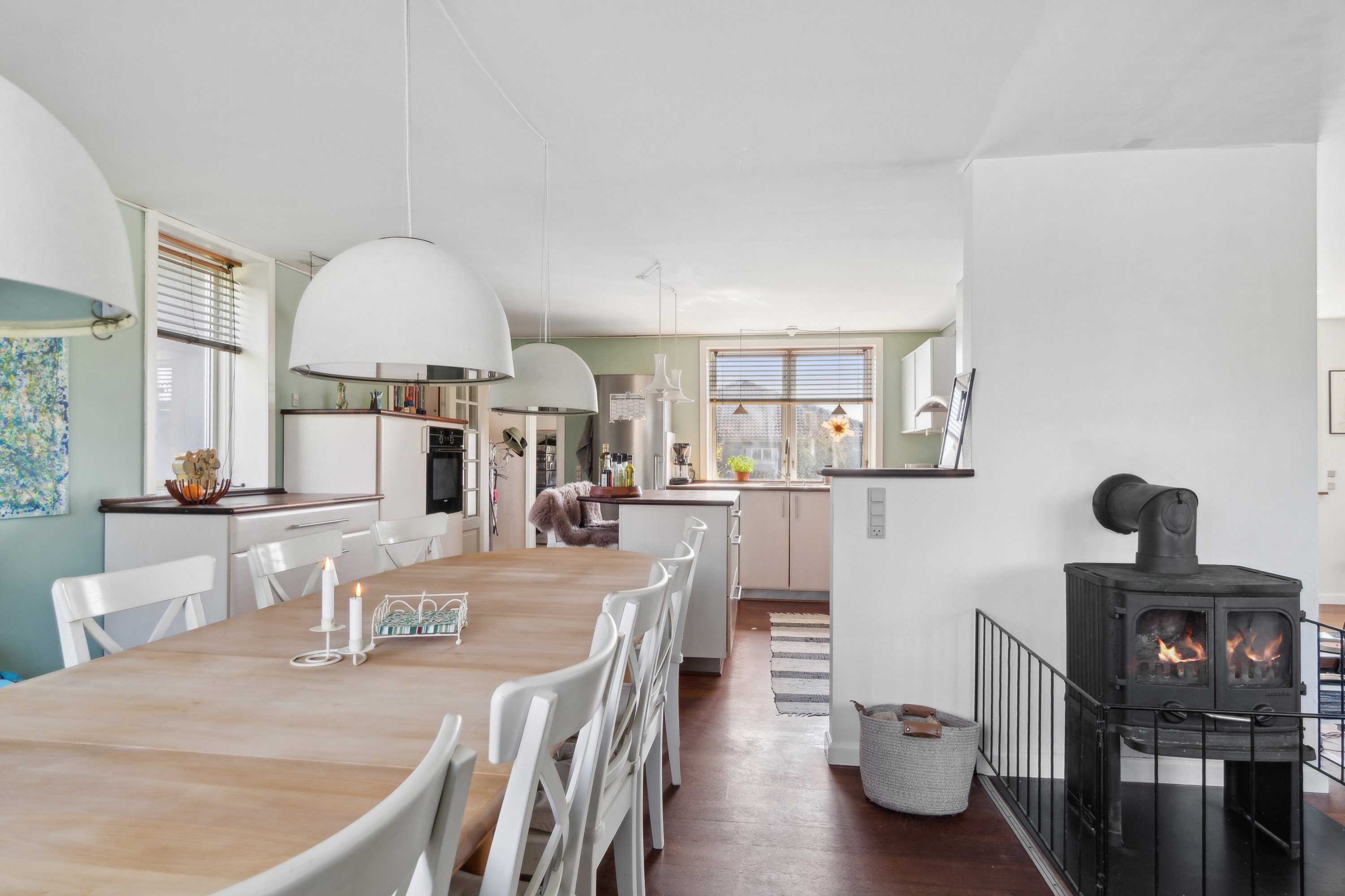 Fremhævet spisestue billede i fuldskærmstilstand. Billede af Rørvigvej 86, 4500 Nykøbing Sj