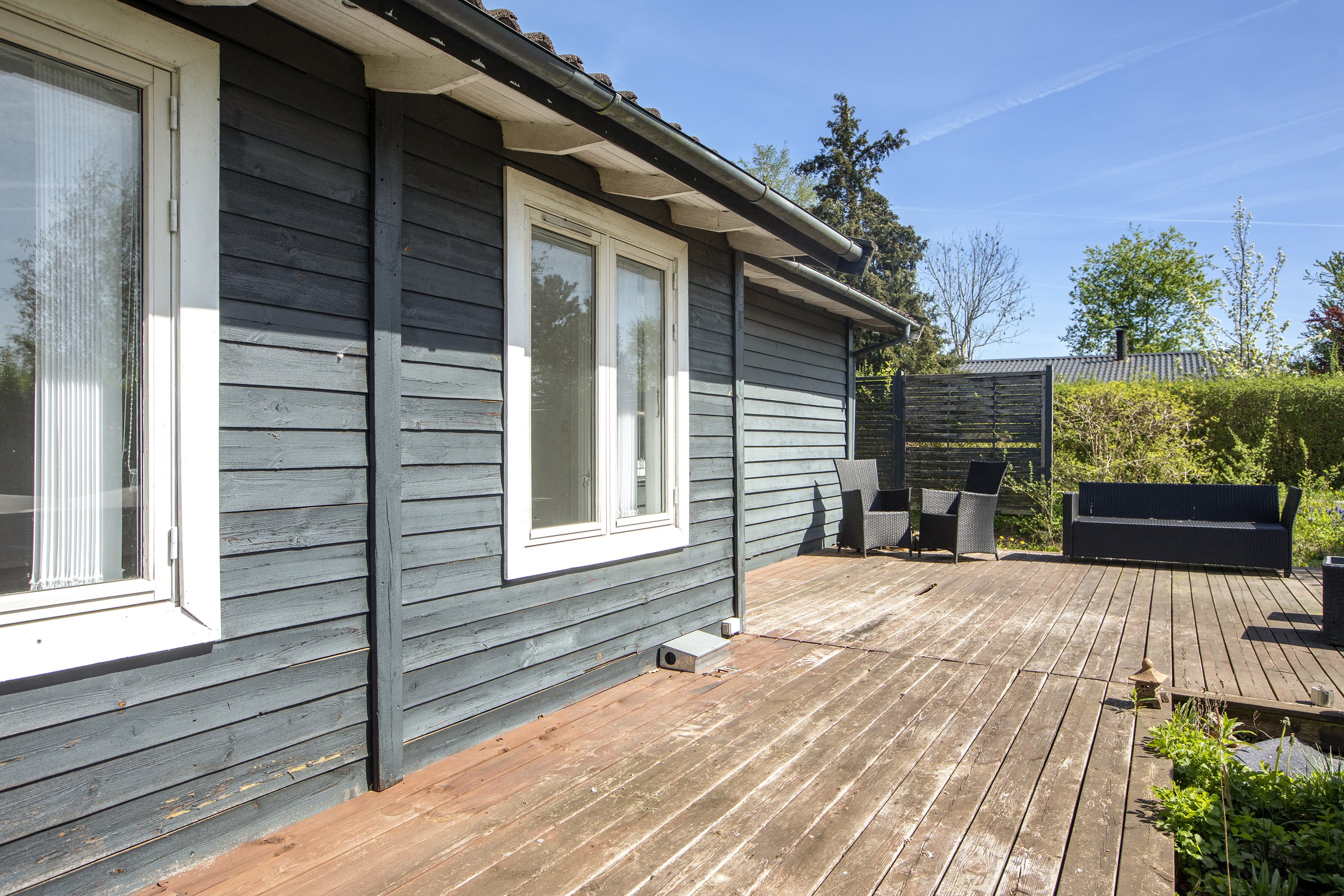 Fremhævet terrasse billede i fuldskærmstilstand. Billede af Danvej 16, 2740 Skovlunde