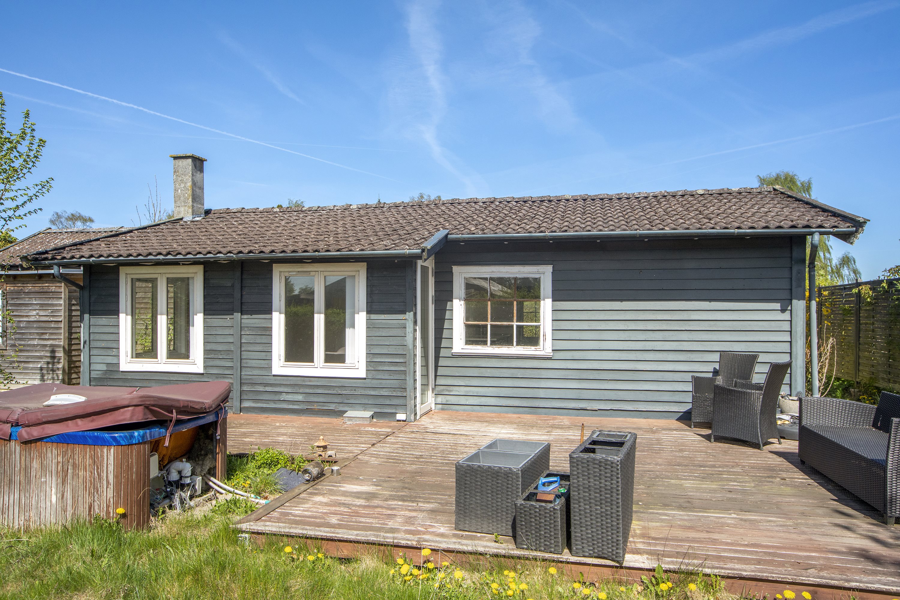 Fremhævet terrasse billede i fuldskærmstilstand. Billede af Danvej 16, 2740 Skovlunde