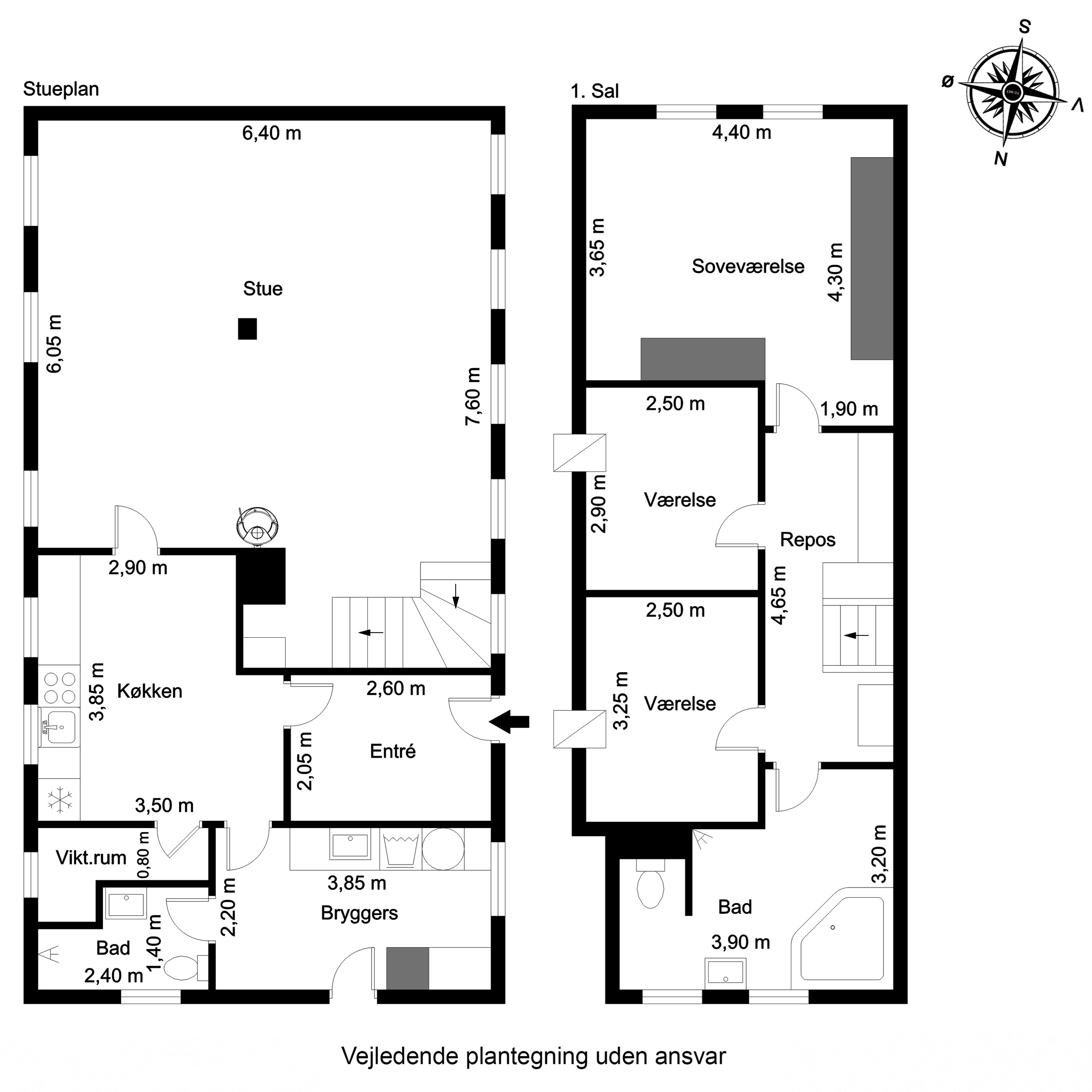 Plantegninger billede af Bjerlevvej 10, Bjerlev, 7300 Jelling
