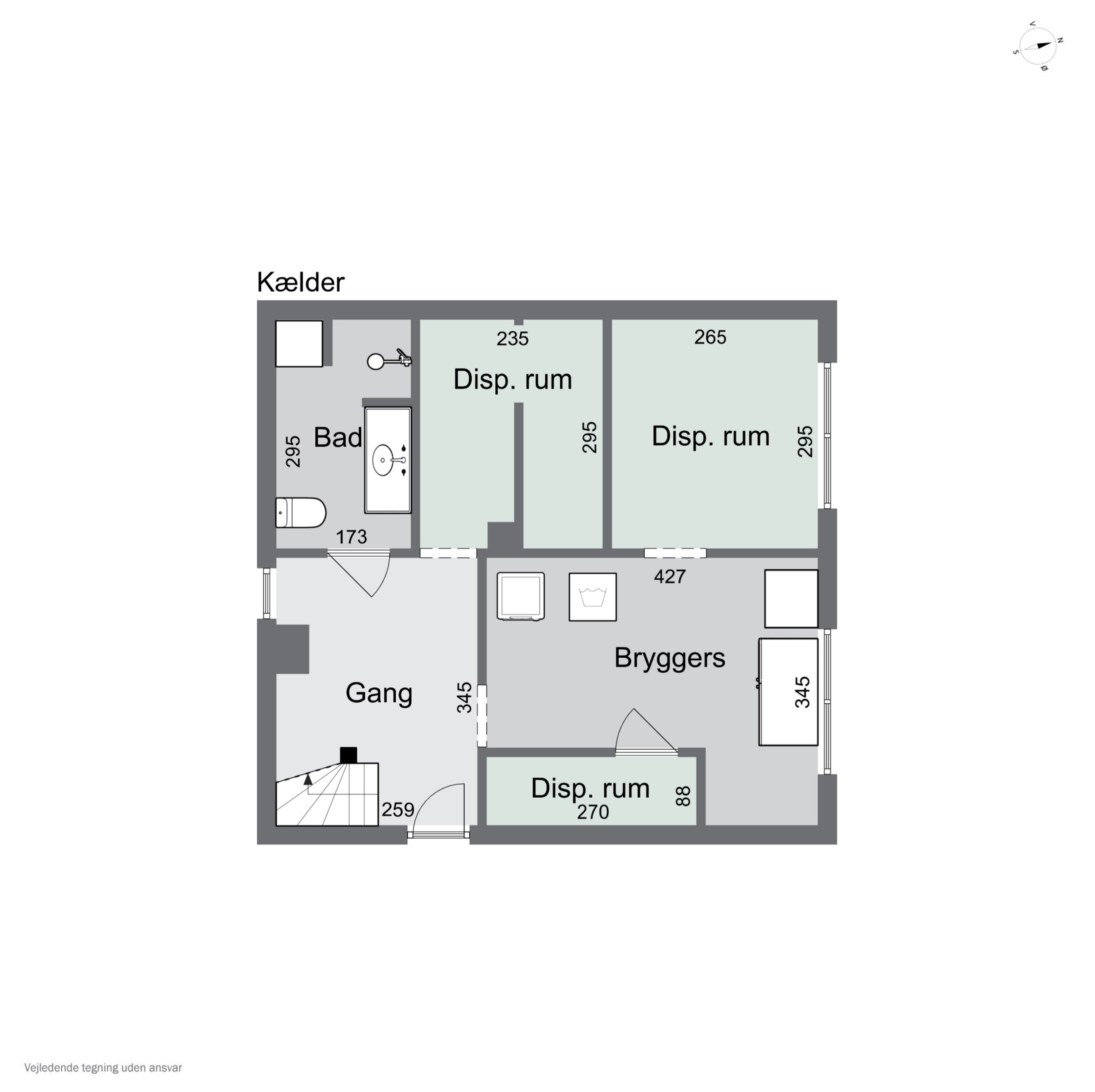 Plantegninger billede af Klokkervænget 3, Tåsinge, 5700 Svendborg