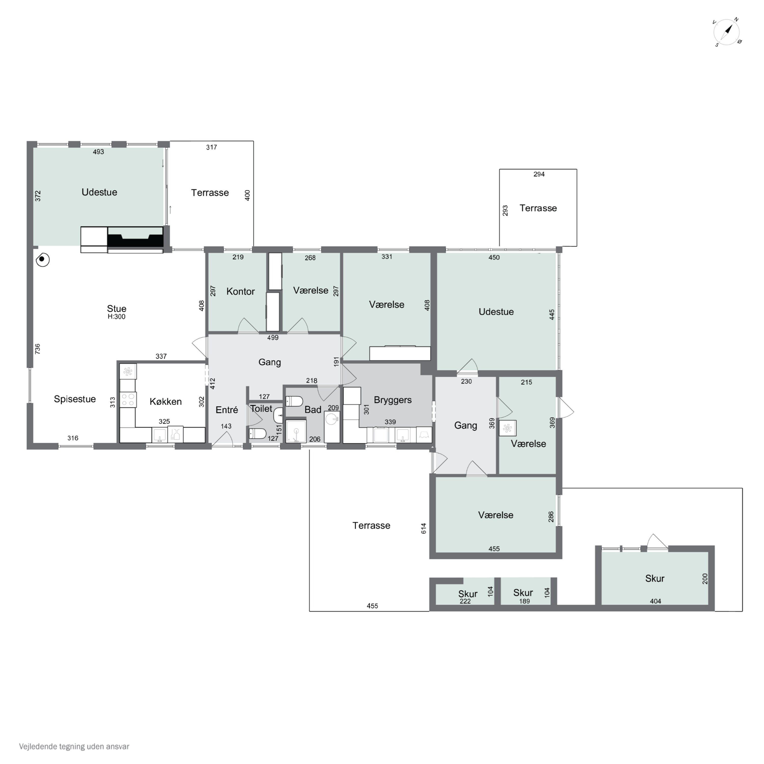 Plantegninger billede af Rørvigvej 149, 4500 Nykøbing Sj