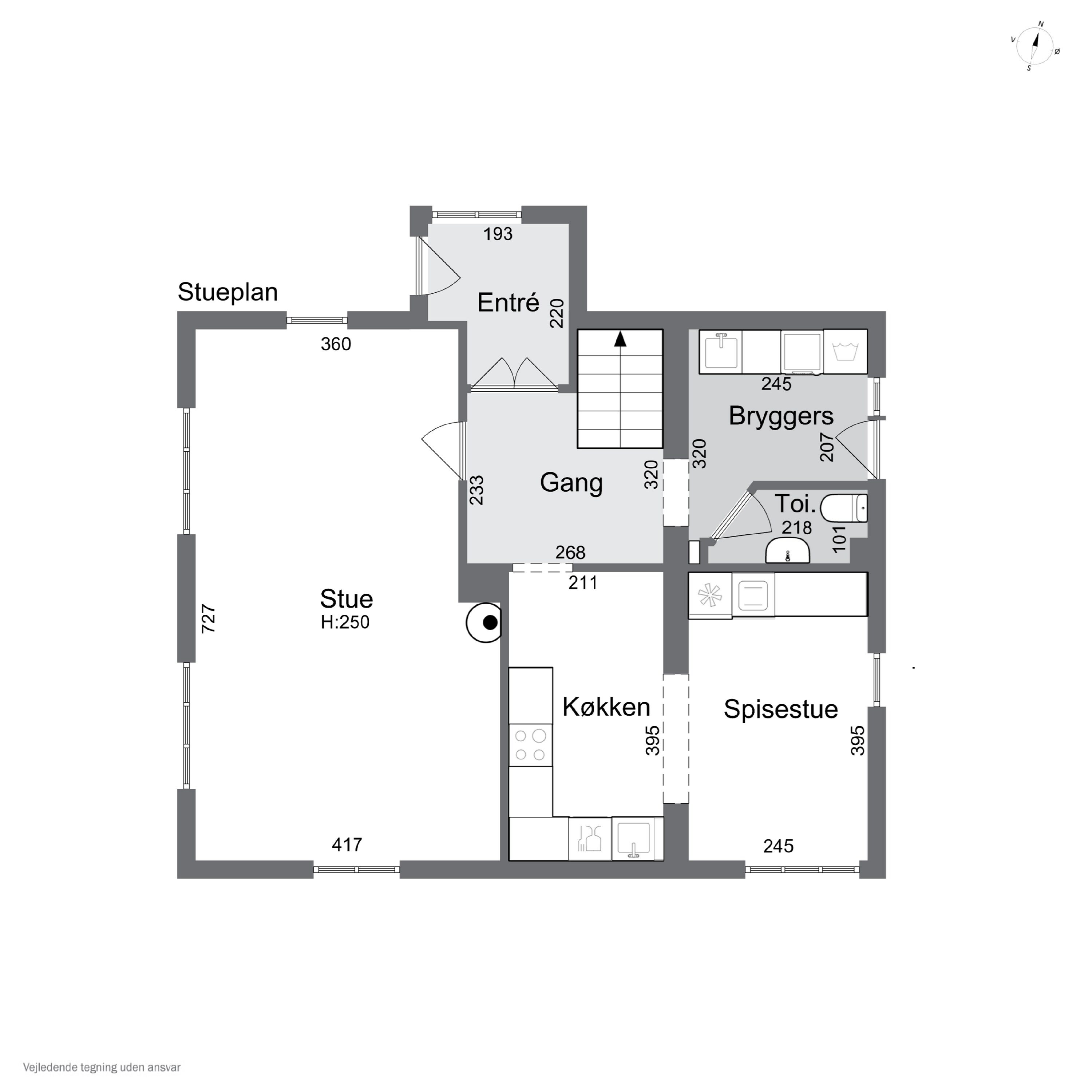 Plantegninger billede af Risbjerggårds Alle 13, 2650 Hvidovre