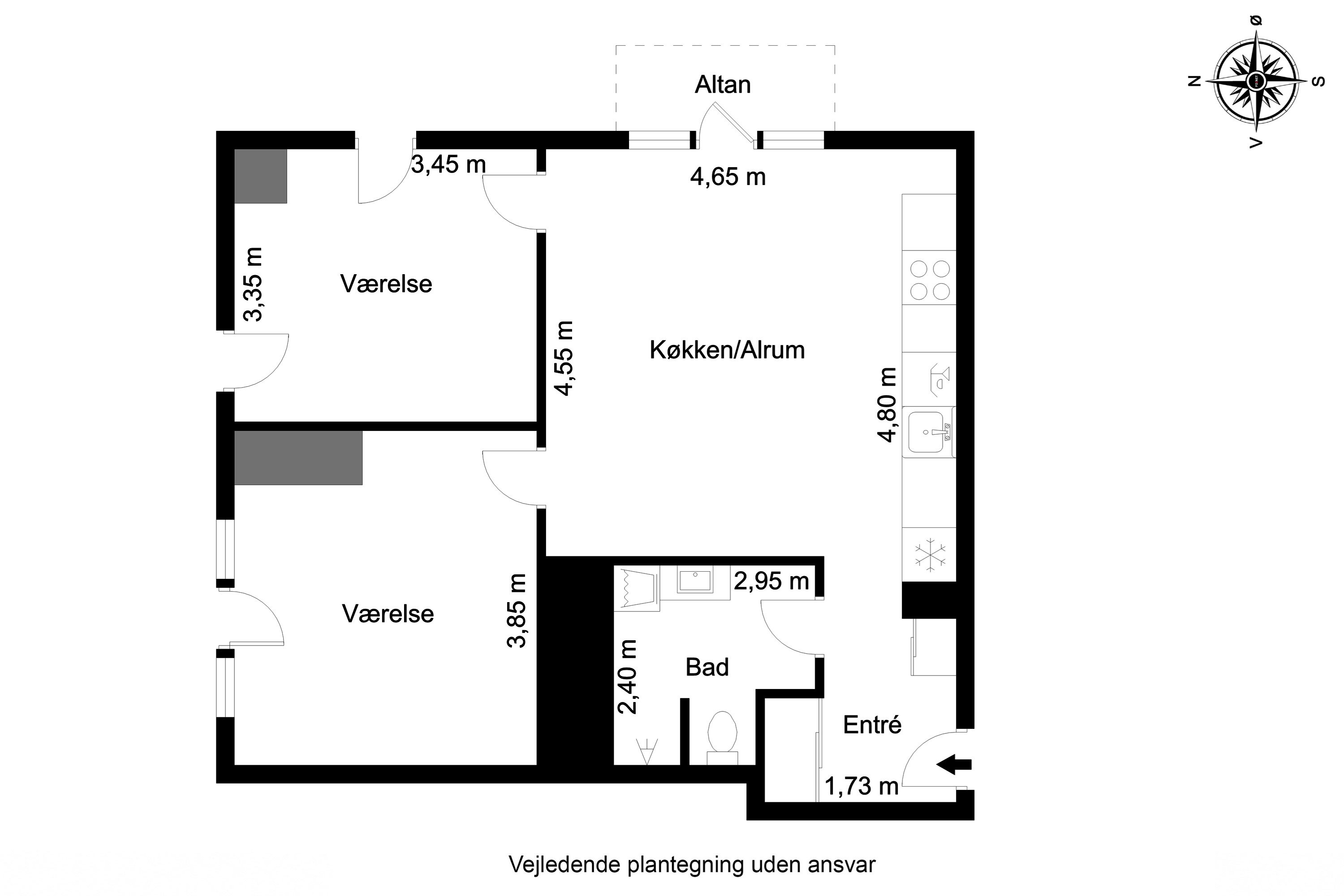 Plantegninger billede af Sukkervænget 44, 2. 3., 5000 Odense C
