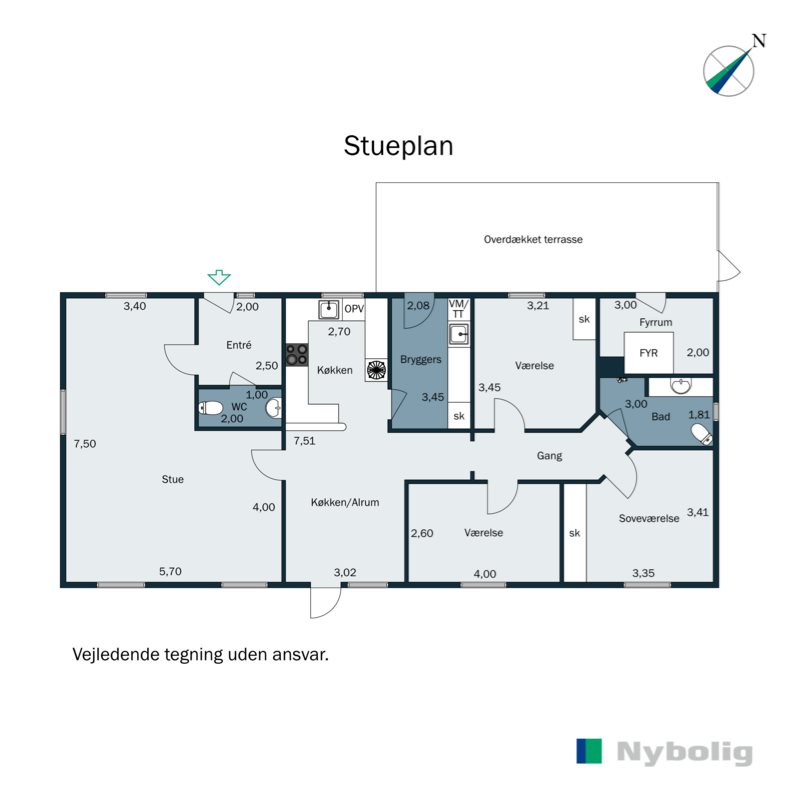 Plantegninger billede af Langagervej 62, Knud, 6100 Haderslev