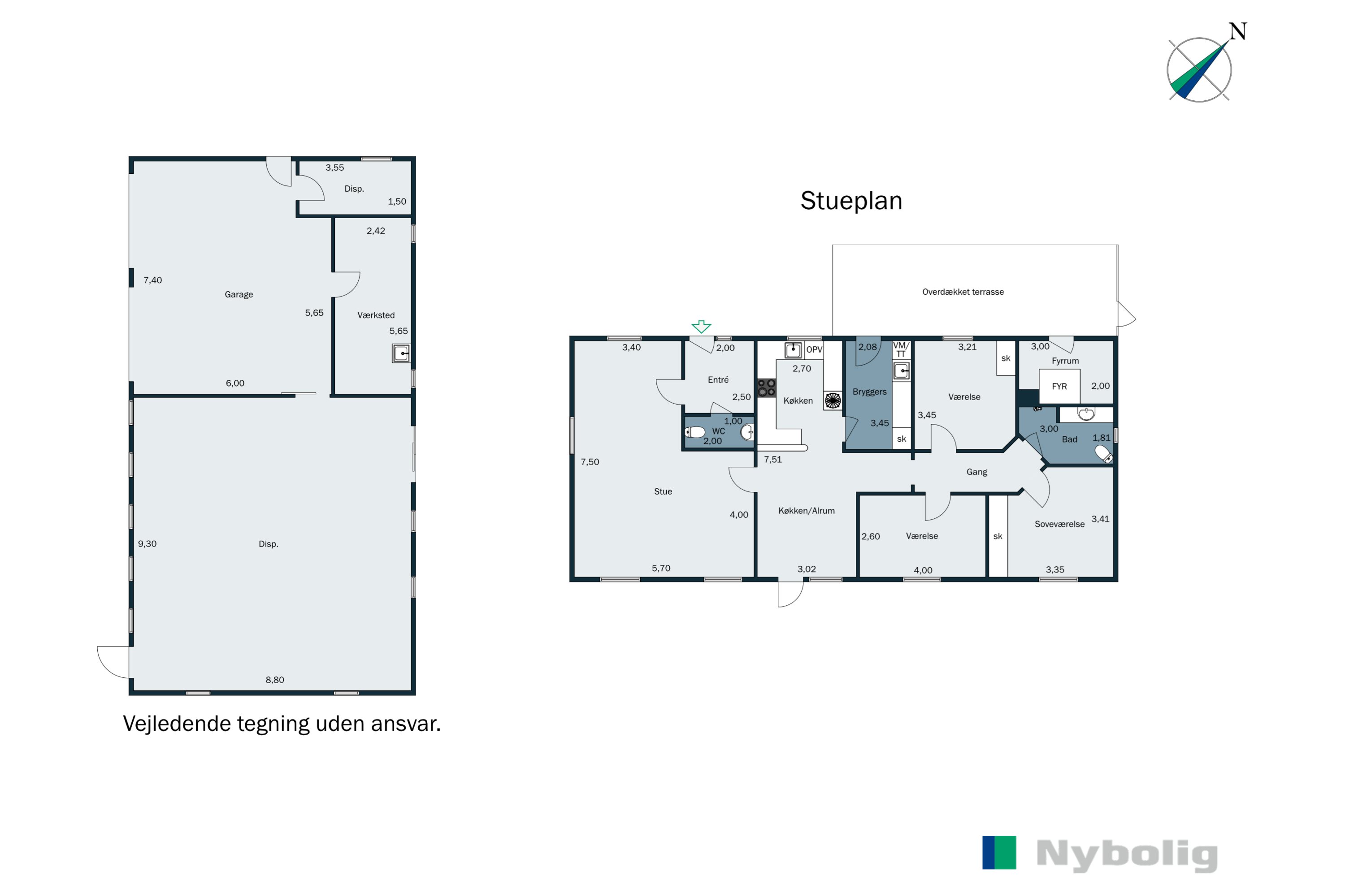 Plantegninger billede af Langagervej 62, Knud, 6100 Haderslev