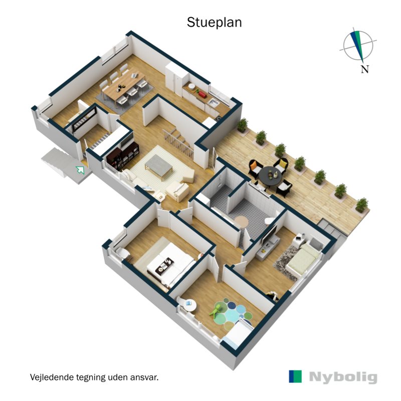 Plantegninger billede af Søndervangvej 2, Askov, 6600 Vejen