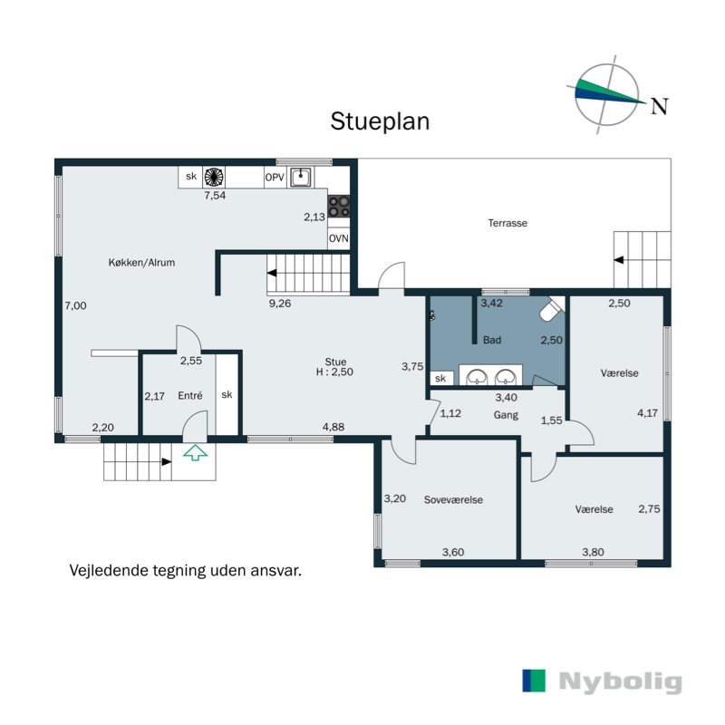 Plantegninger billede af Søndervangvej 2, Askov, 6600 Vejen