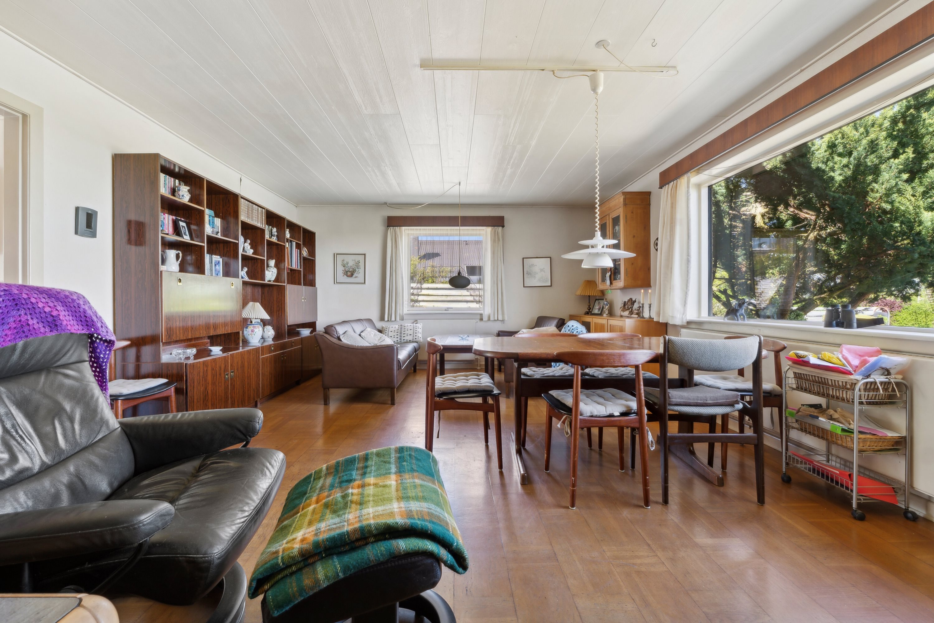 Fremhævet stue billede i fuldskærmstilstand. Billede af Halevejen 17, Ristinge, 5932 Humble