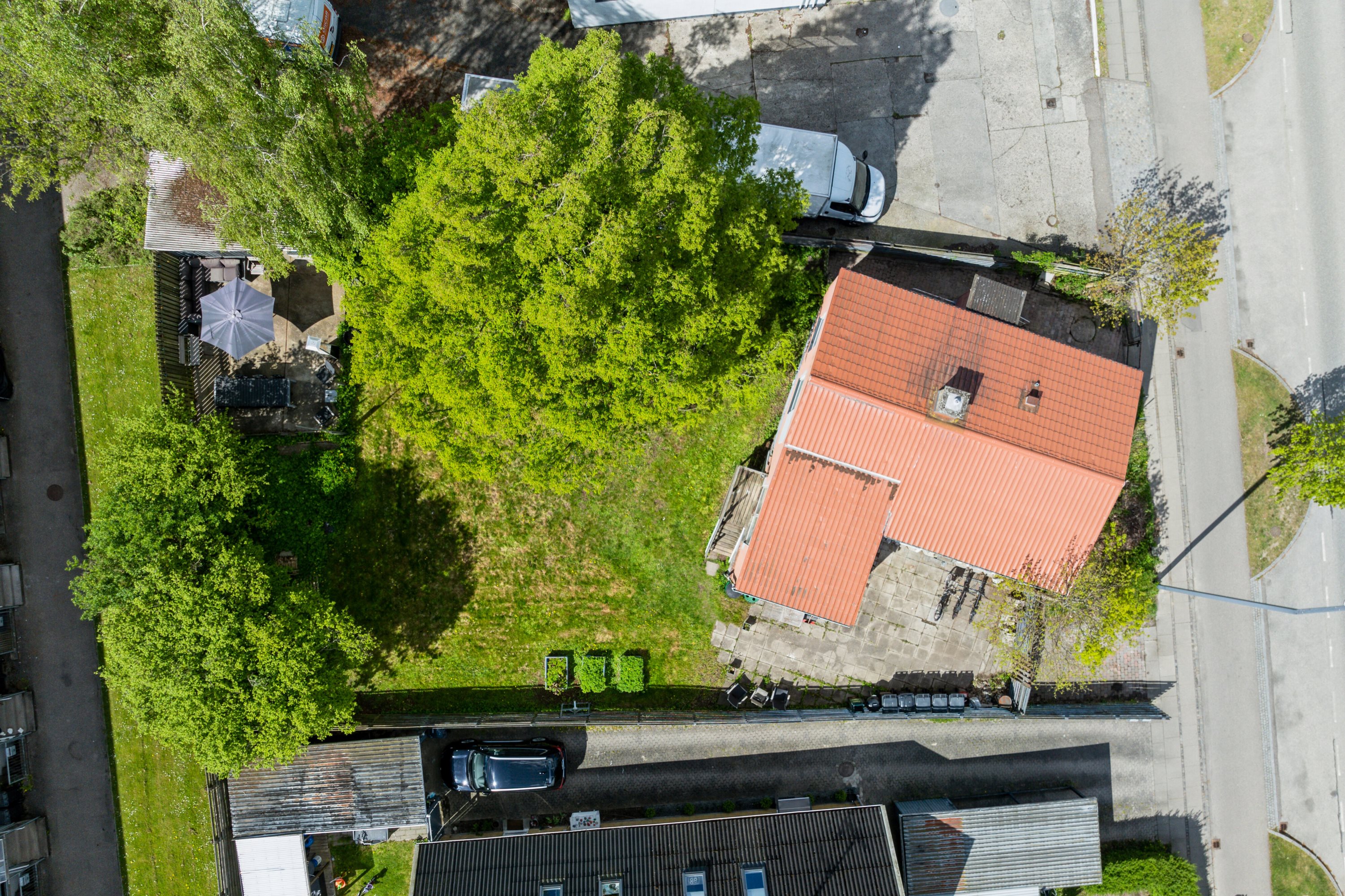 Miniaturebillede 1: luftfoto. Billede af Rødovrevej 379, 2610 Rødovre