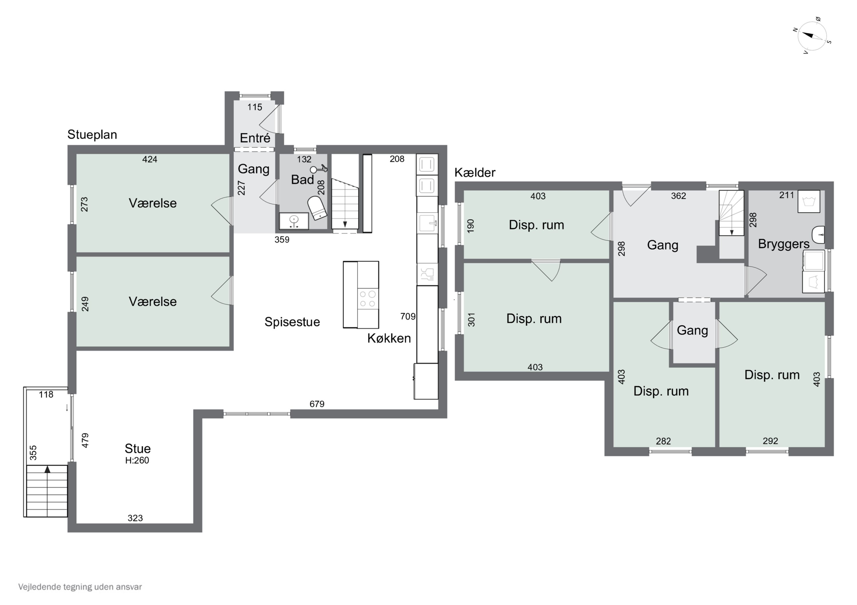 Plantegninger billede af Rødovrevej 379, 2610 Rødovre