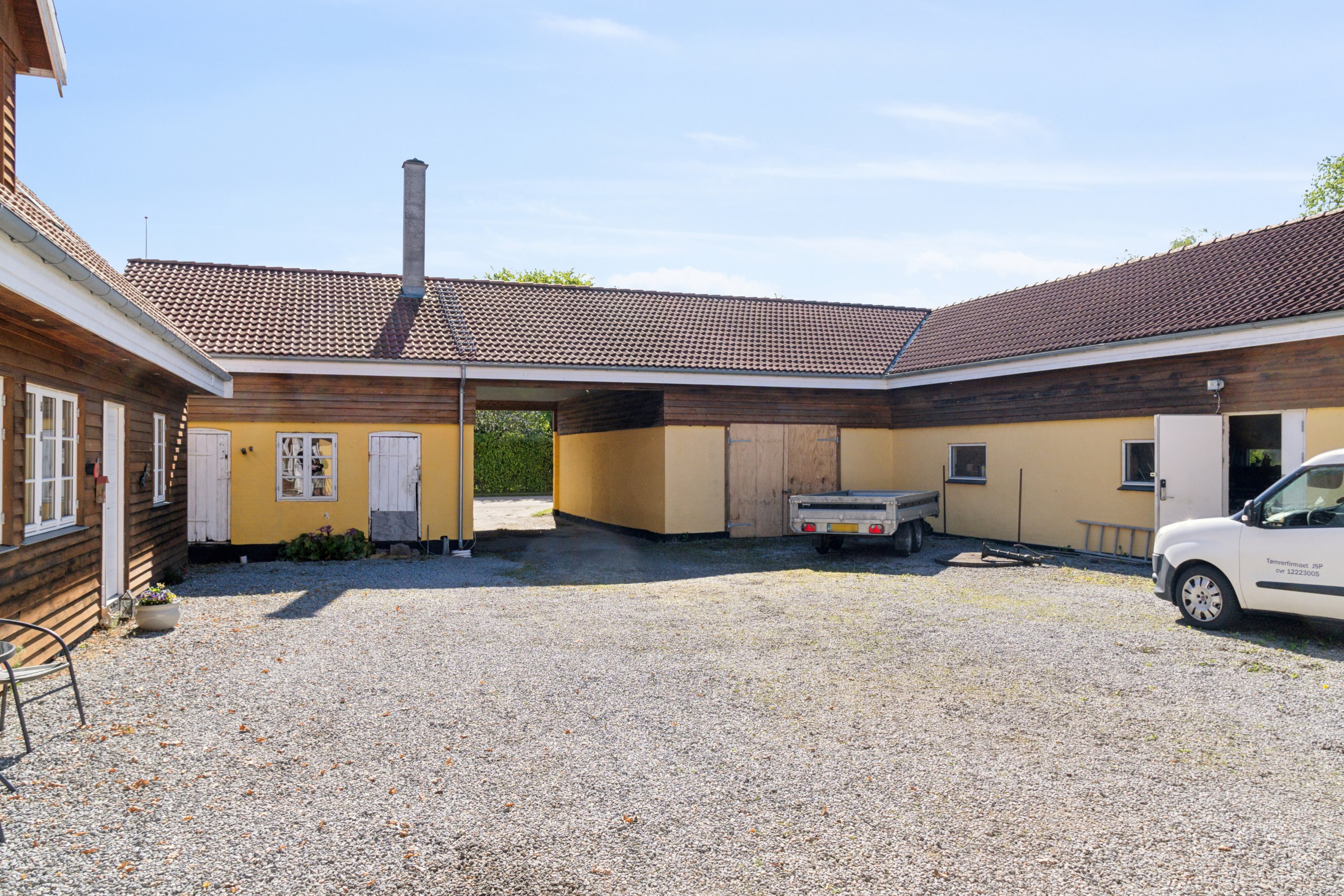 Fremhævet set fra vejen billede i fuldskærmstilstand. Billede af Ny Hagestedvej 61, Ny Hagested, 4532 Gislinge