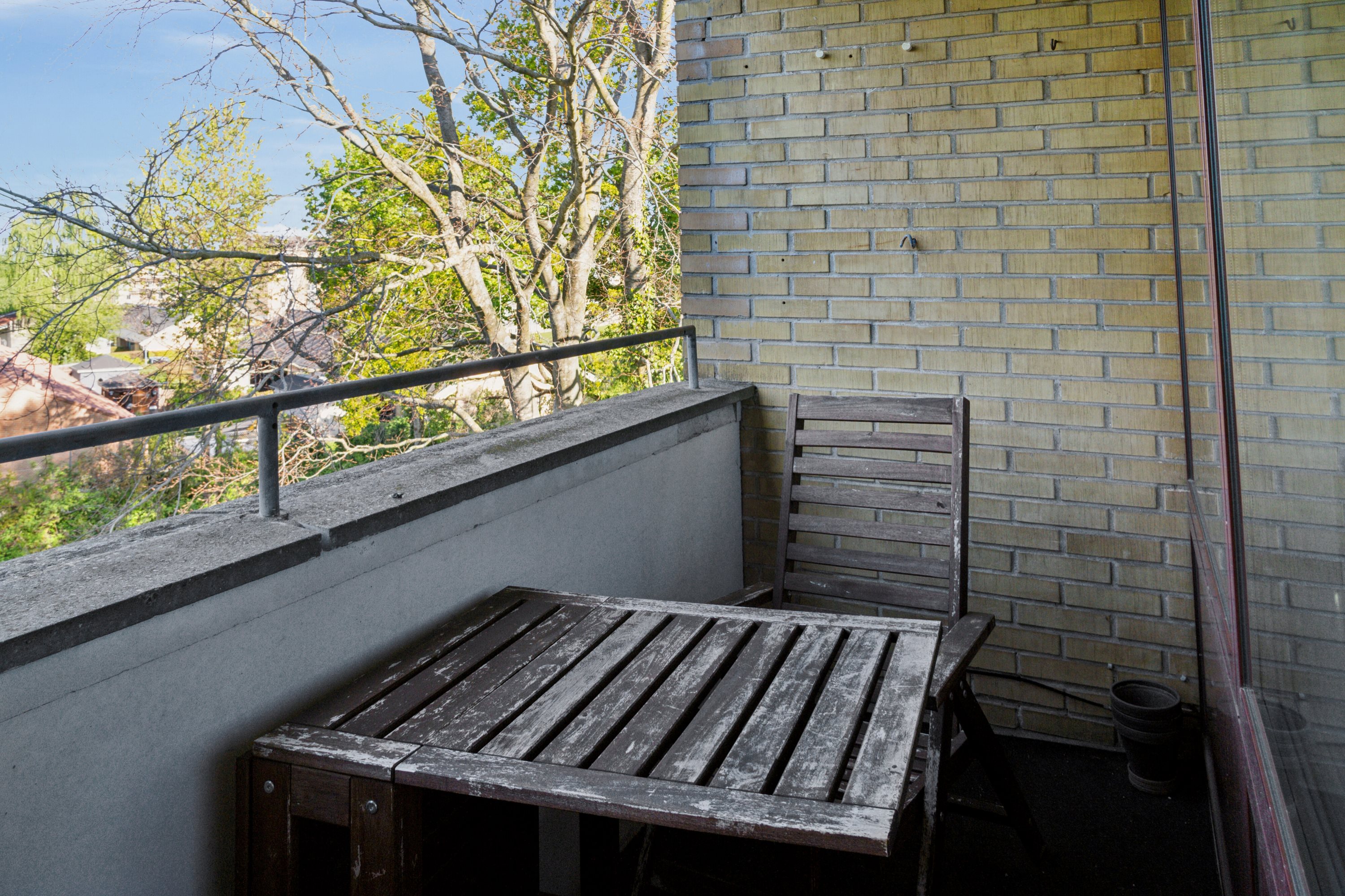 Fremhævet altan billede i fuldskærmstilstand. Billede af Rundhøj Allé 82, 1. th., 8270 Højbjerg