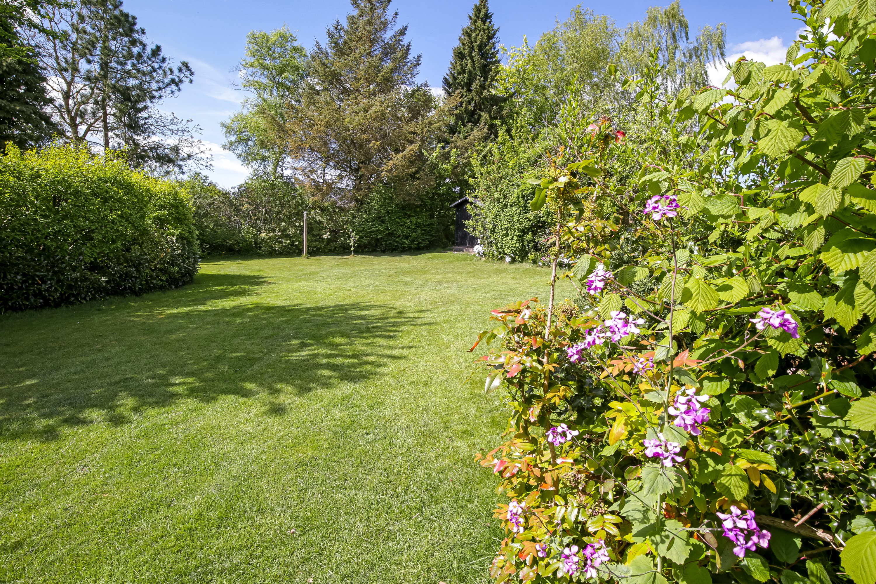 Fremhævet have billede i fuldskærmstilstand. Billede af Ahornvej 7, 8550 Ryomgård