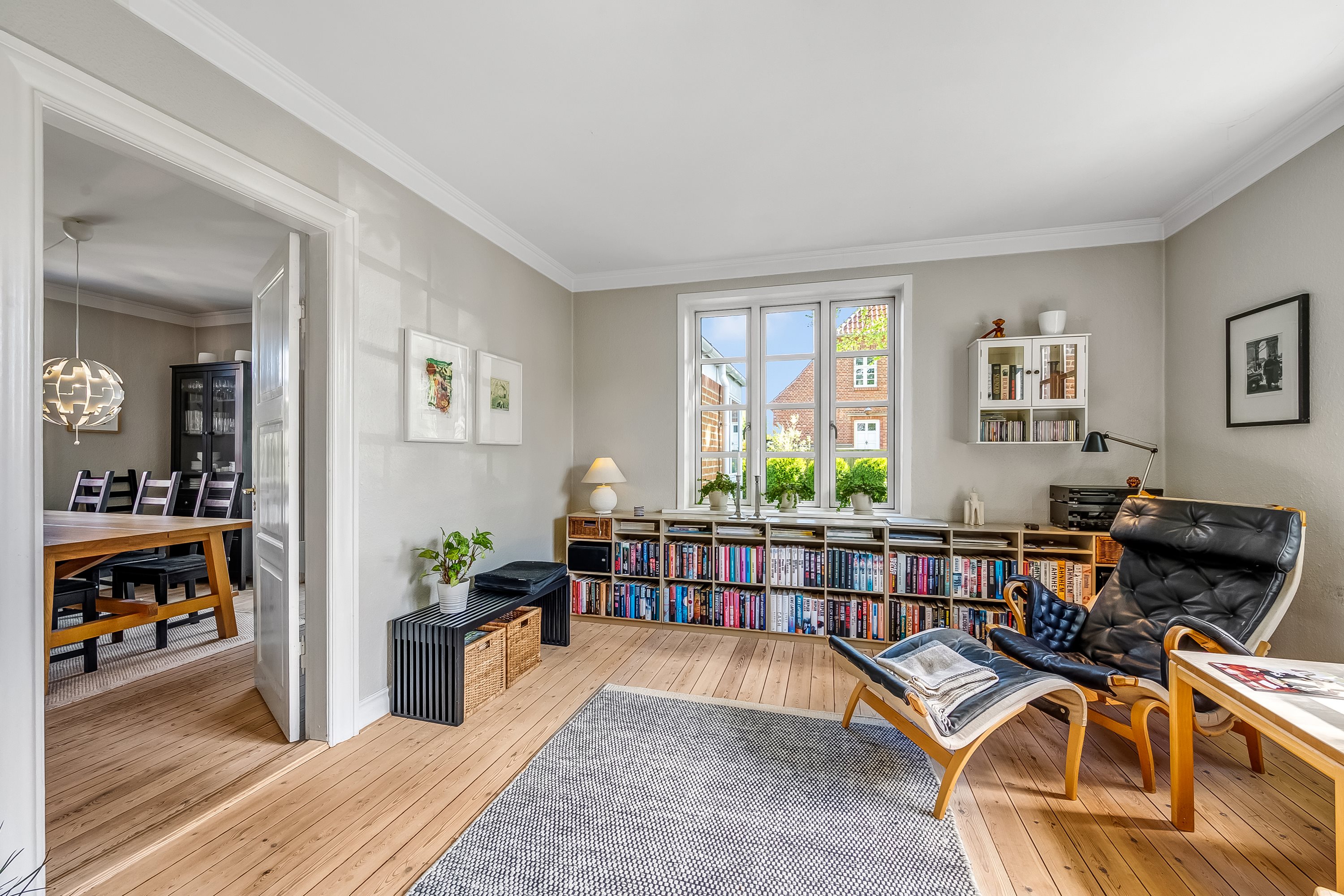 Fremhævet stue billede i fuldskærmstilstand. Billede af Vendersgade 6A, 6900 Skjern