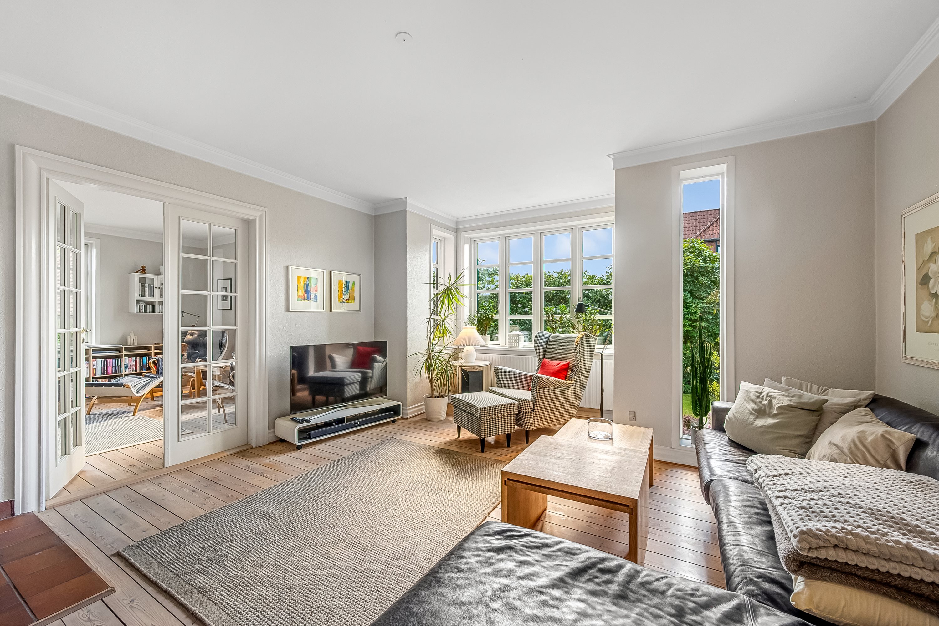 Fremhævet stue billede i fuldskærmstilstand. Billede af Vendersgade 6A, 6900 Skjern