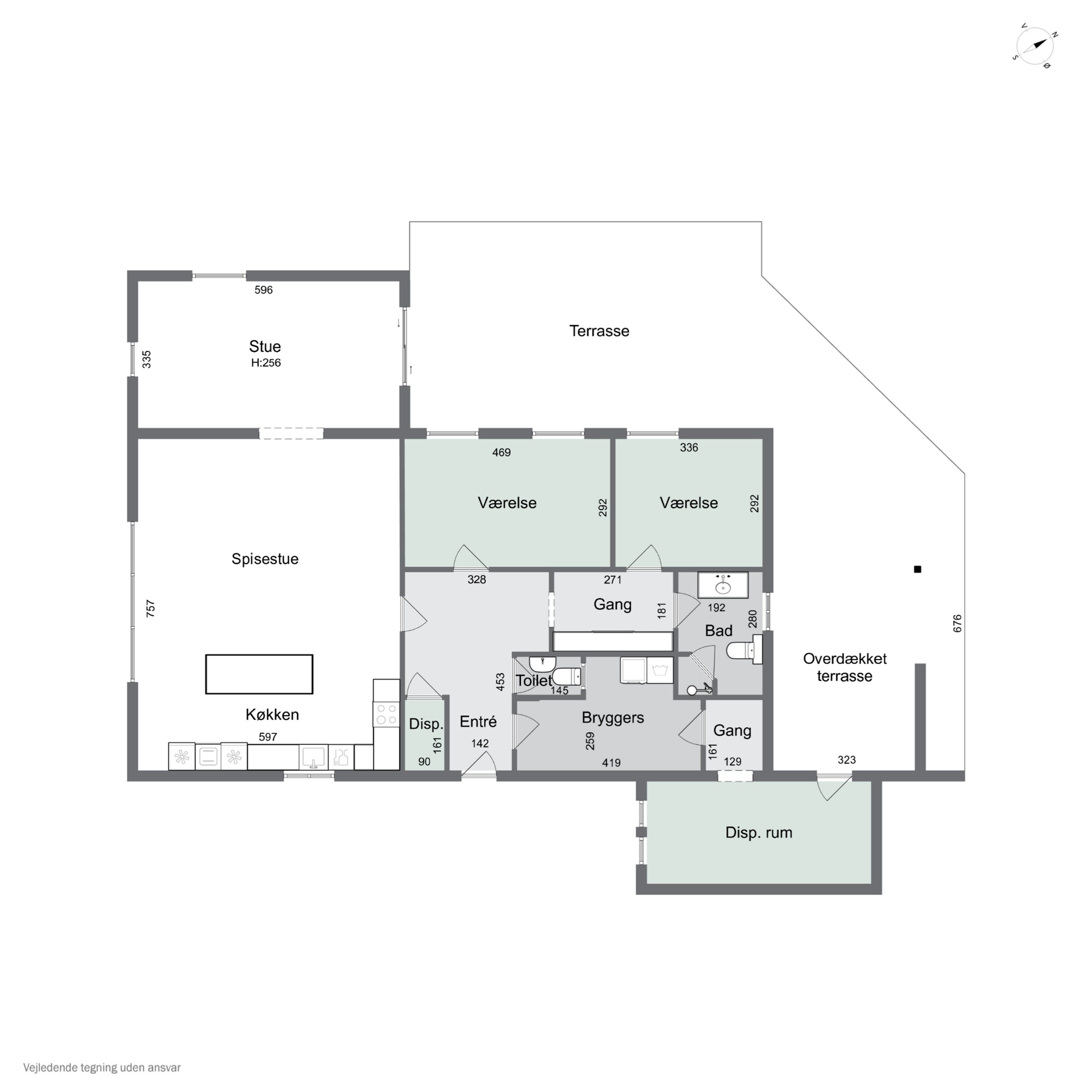 Plantegninger billede af Thykiersvej 17, Tingstrup, 7700 Thisted