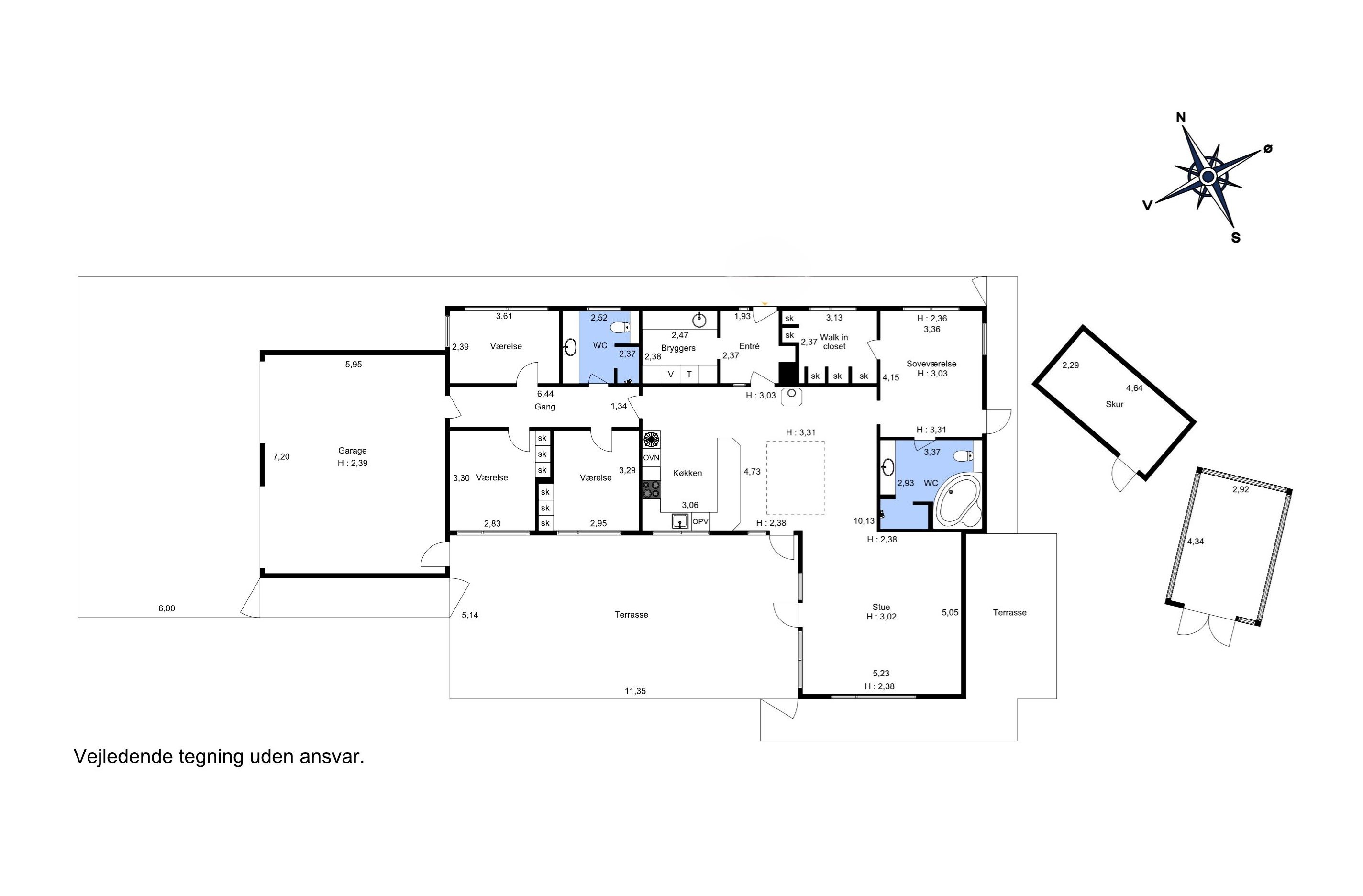 Plantegninger billede af Fjordbakken 13, Gjøl, 9440 Aabybro
