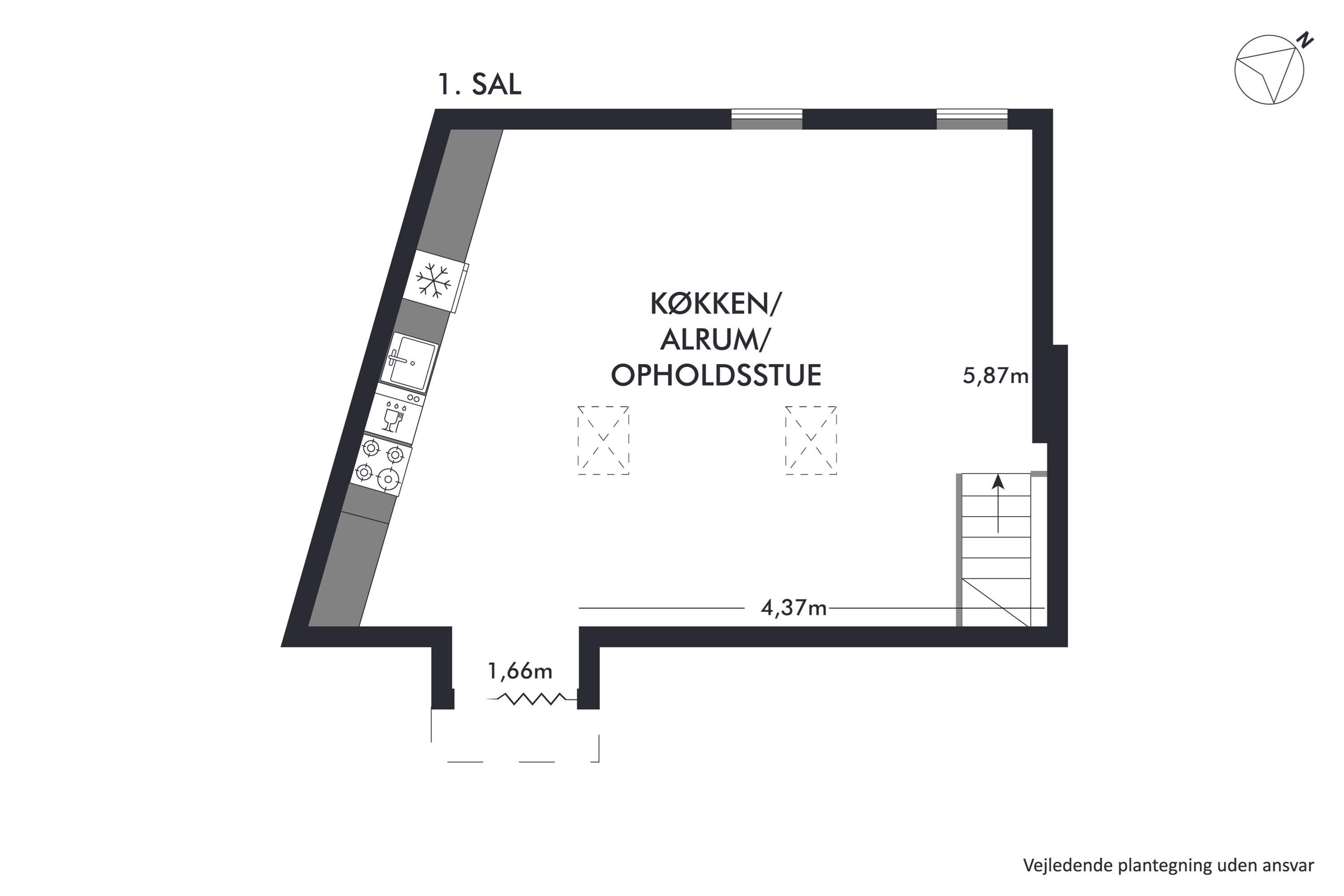 Plantegninger billede af Hjelmerstald 37, 1., 9000 Aalborg