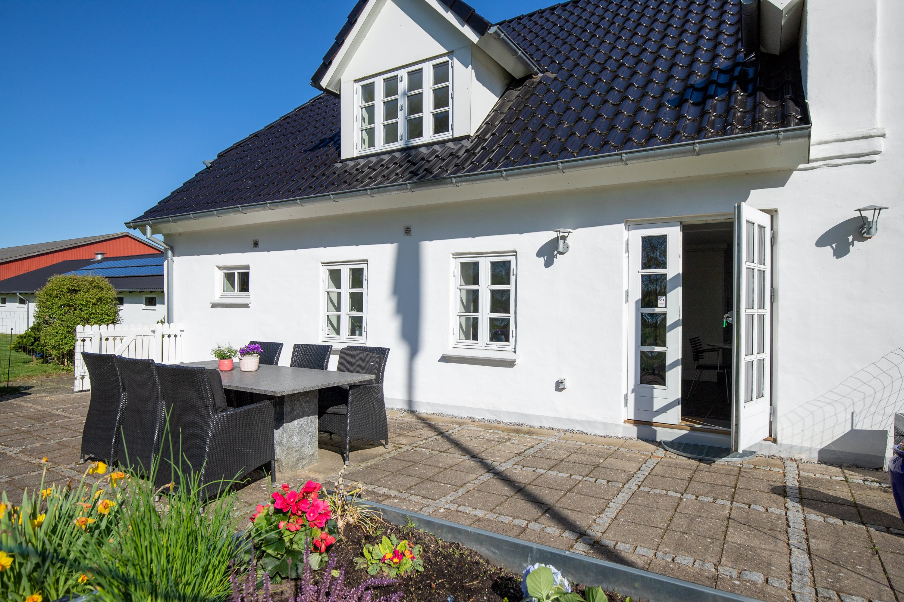 Fremhævet terrasse billede i fuldskærmstilstand. Billede af Bøllingvej 21, 6064 Jordrup