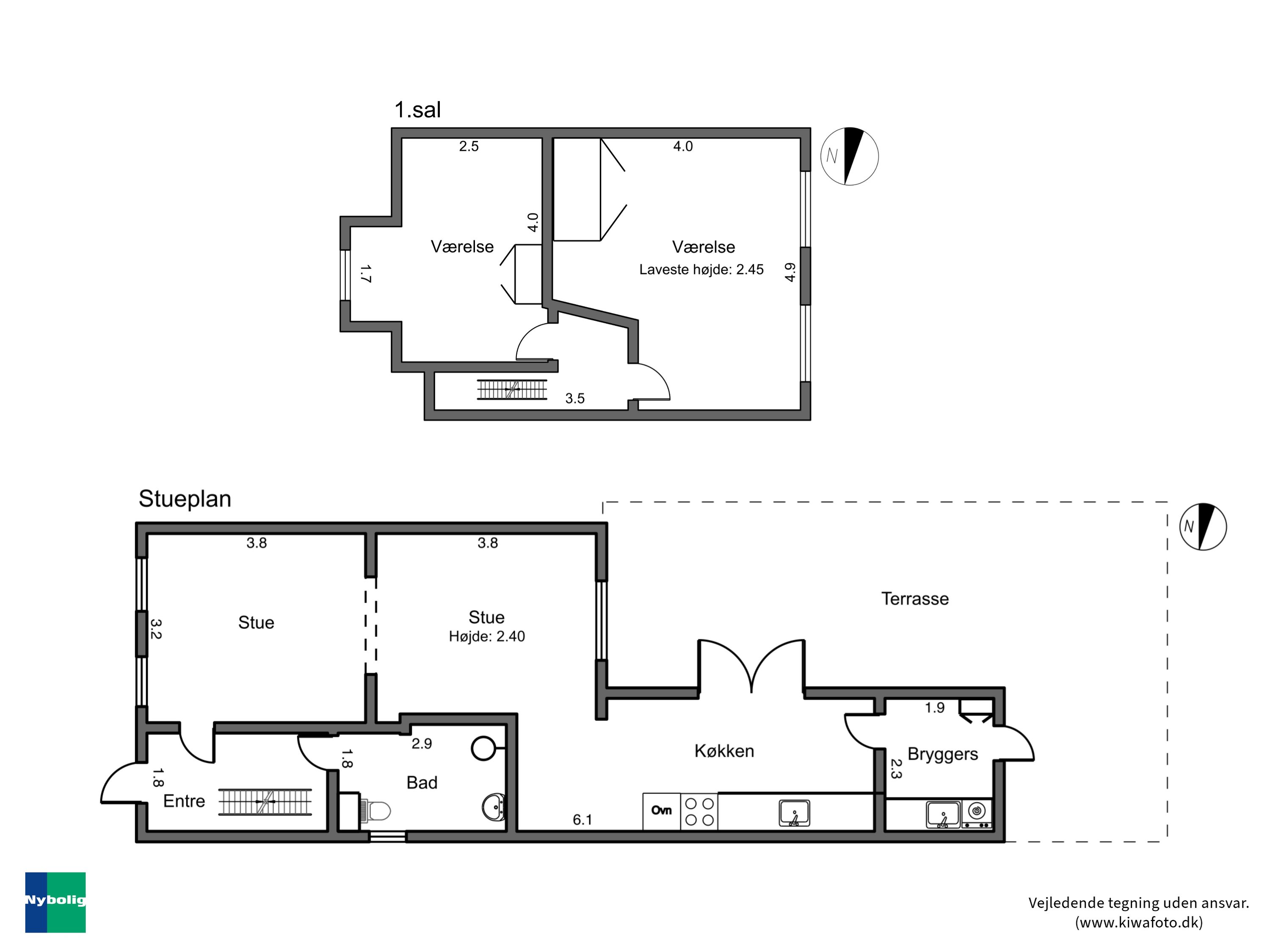 Plantegninger billede af Søndergade 16, 4970 Rødby