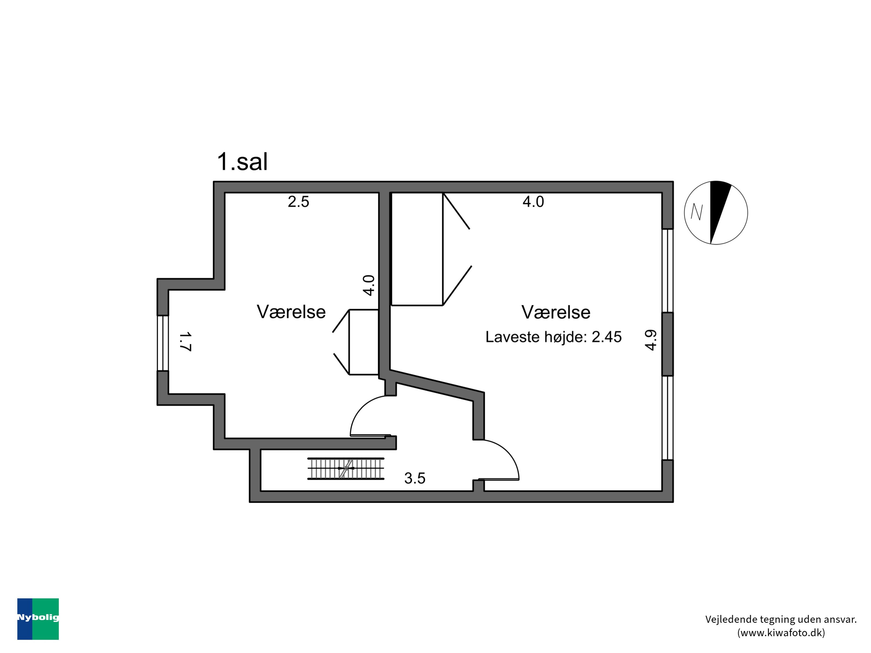 Plantegninger billede af Søndergade 16, 4970 Rødby