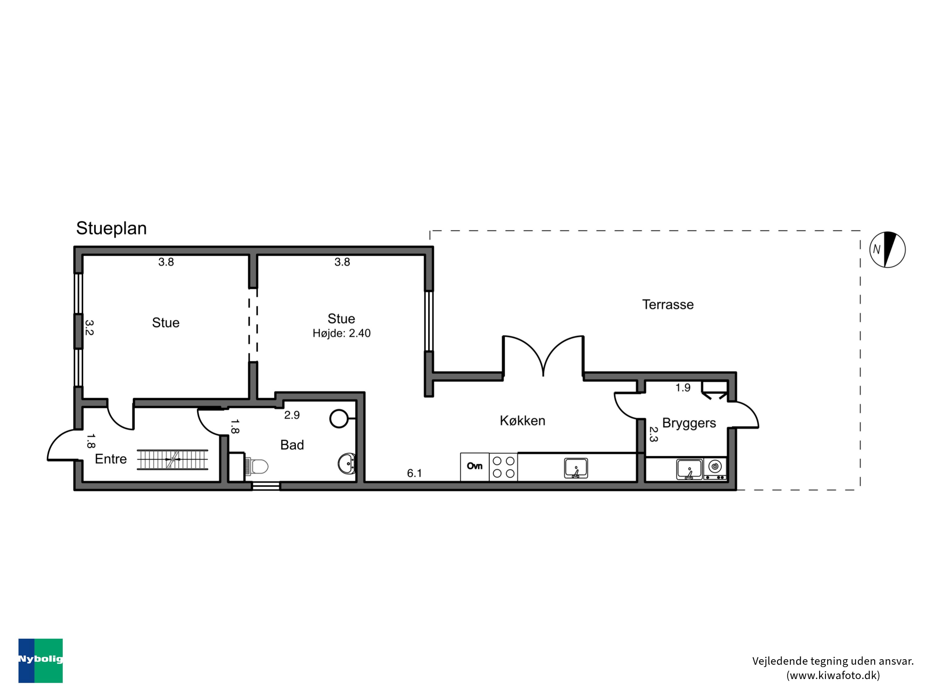 Plantegninger billede af Søndergade 16, 4970 Rødby