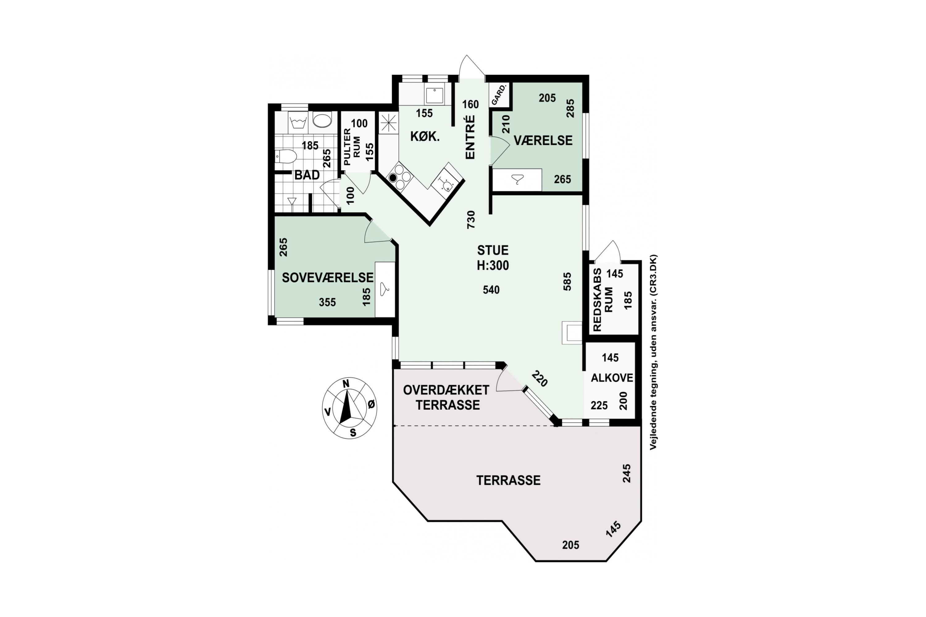 Plantegninger billede af Multebærvej 9, 3100 Hornbæk