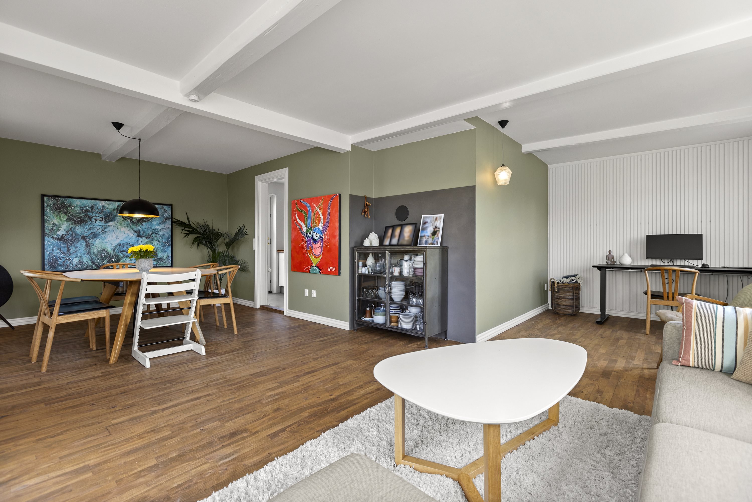 Fremhævet stue billede i fuldskærmstilstand. Billede af Kirkevænget 11, 4180 Sorø