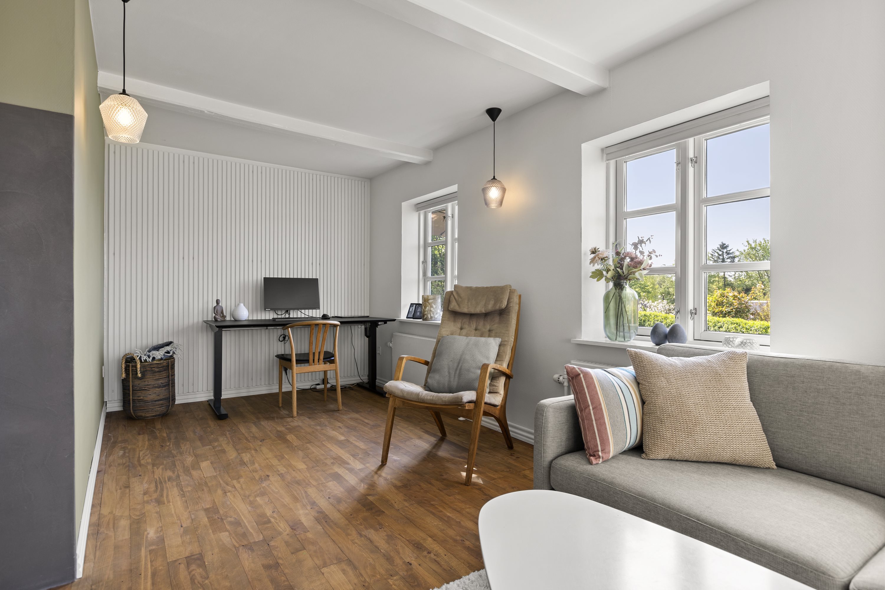 Fremhævet stue billede i fuldskærmstilstand. Billede af Kirkevænget 11, 4180 Sorø