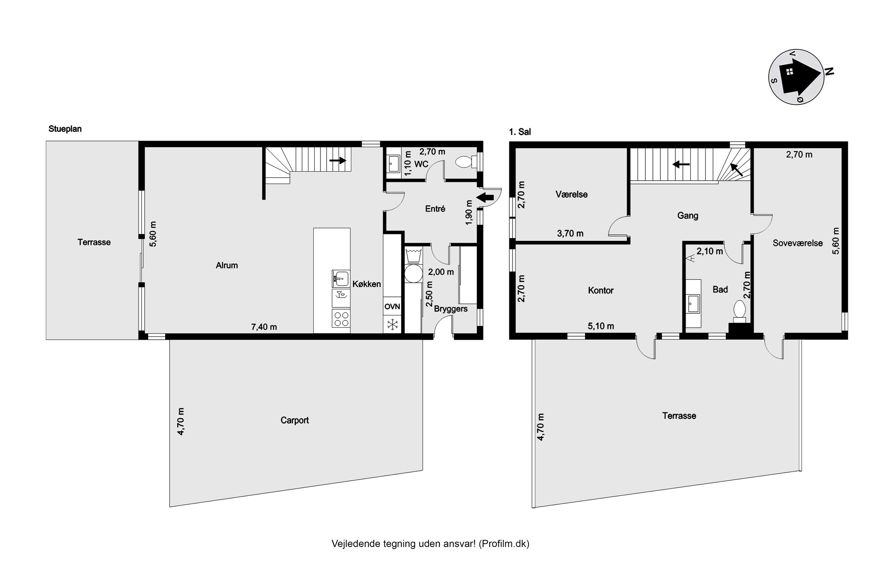 Plantegninger billede af Østerbrogade 14D, 7500 Holstebro