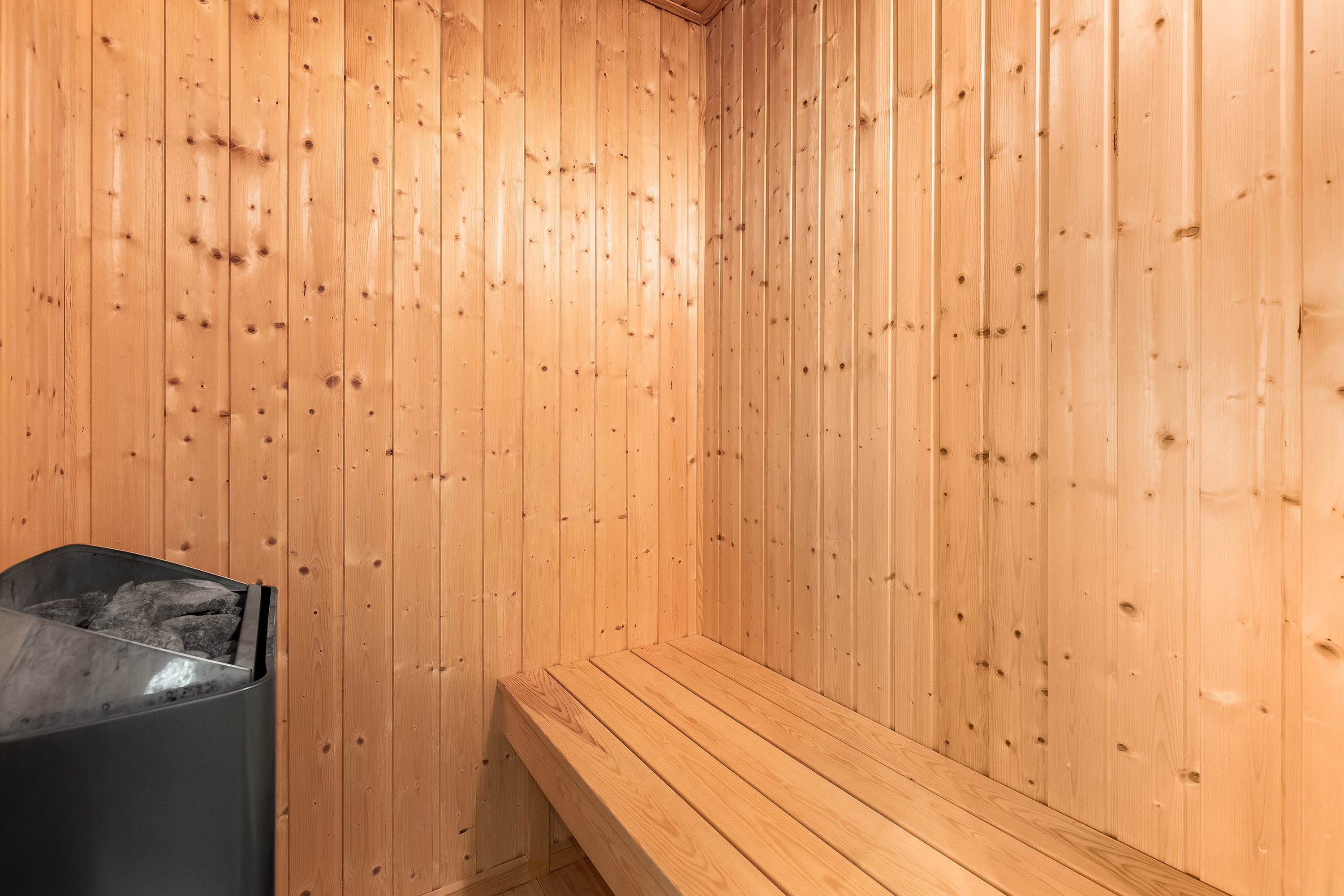 Fremhævet sauna billede i fuldskærmstilstand. Billede af Knold-Åsen 26, Rågeleje, 3210 Vejby