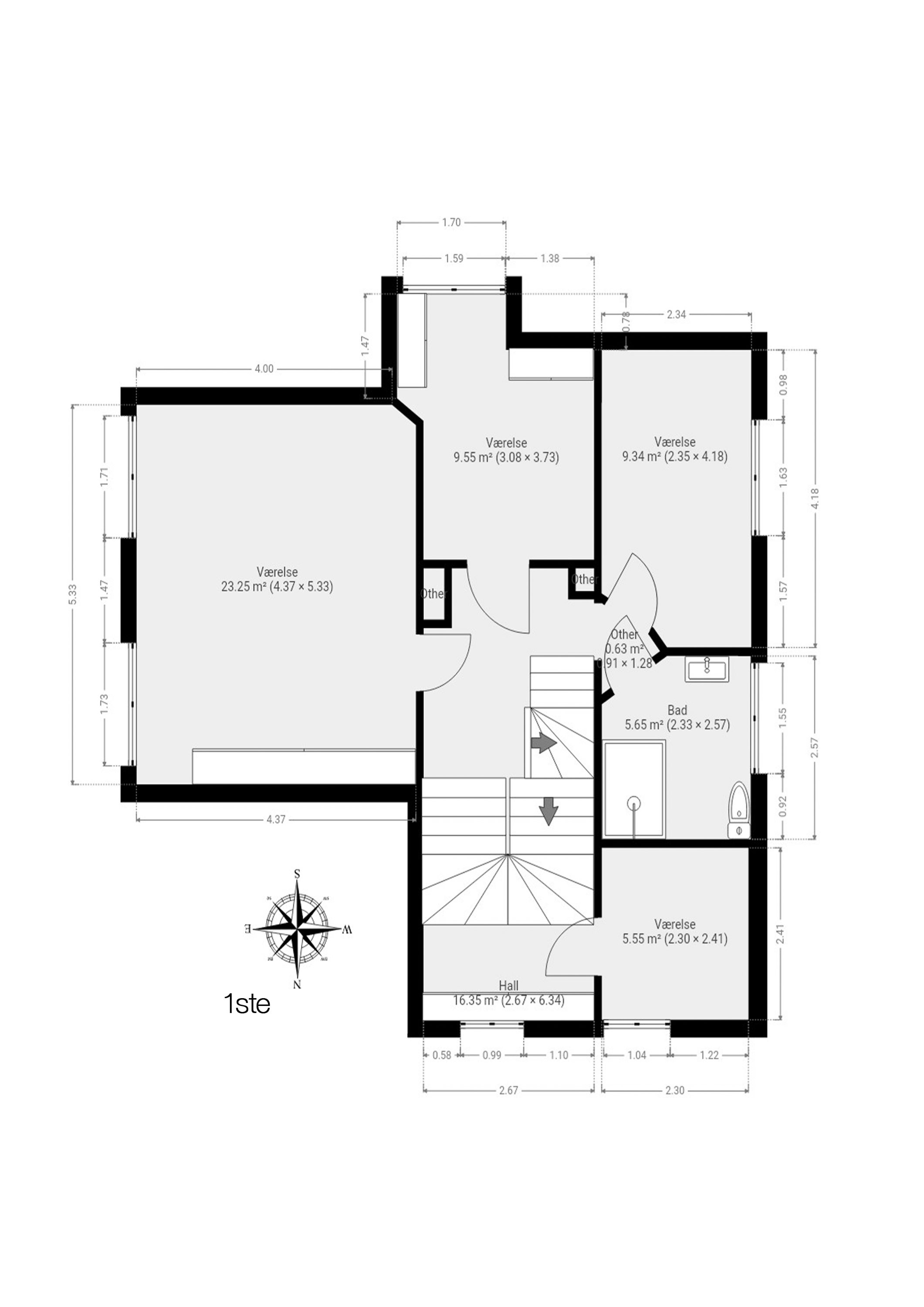 Plantegninger billede af Vesterdalsvej 4, 7000 Fredericia