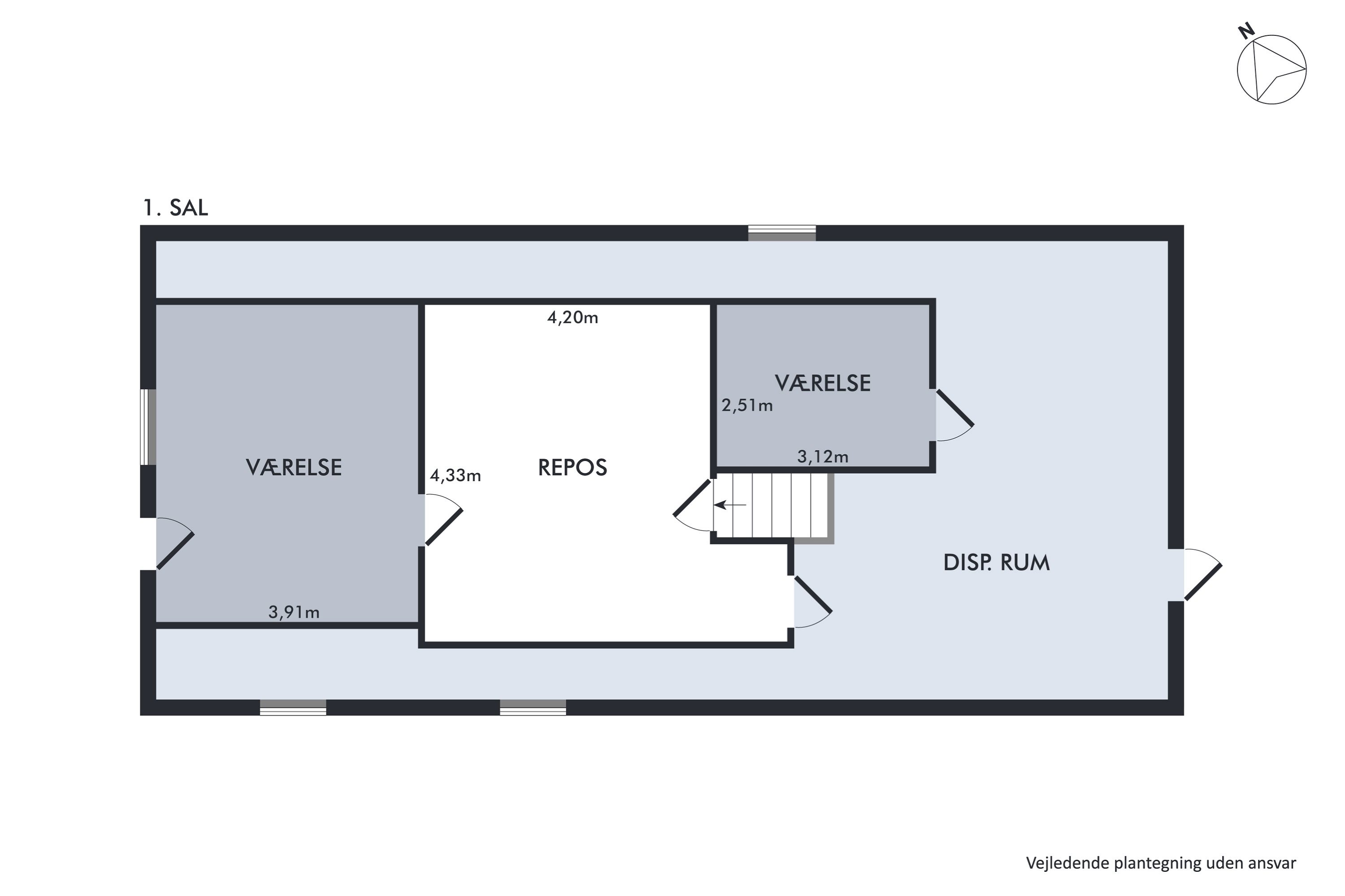 Plantegninger billede af Korsbrovej 27, 9381 Sulsted