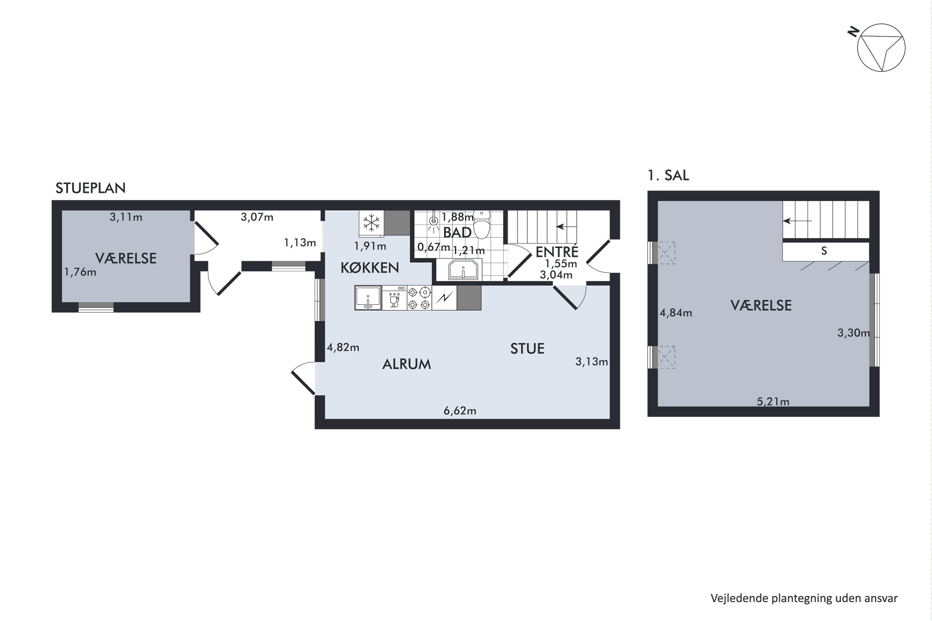 Plantegninger billede af Møllestien 50A, 8000 Aarhus C