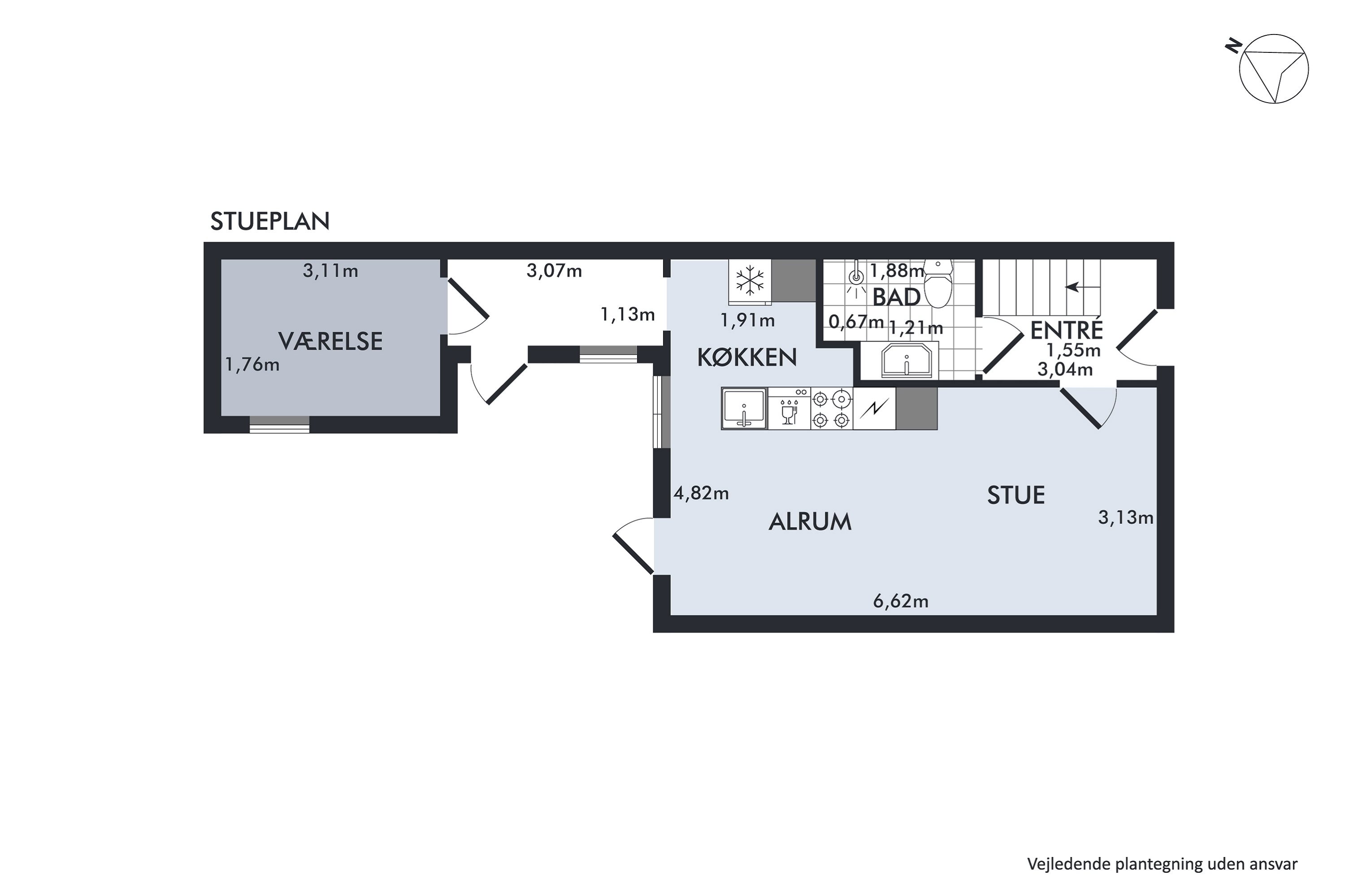 Plantegninger billede af Møllestien 50A, 8000 Aarhus C