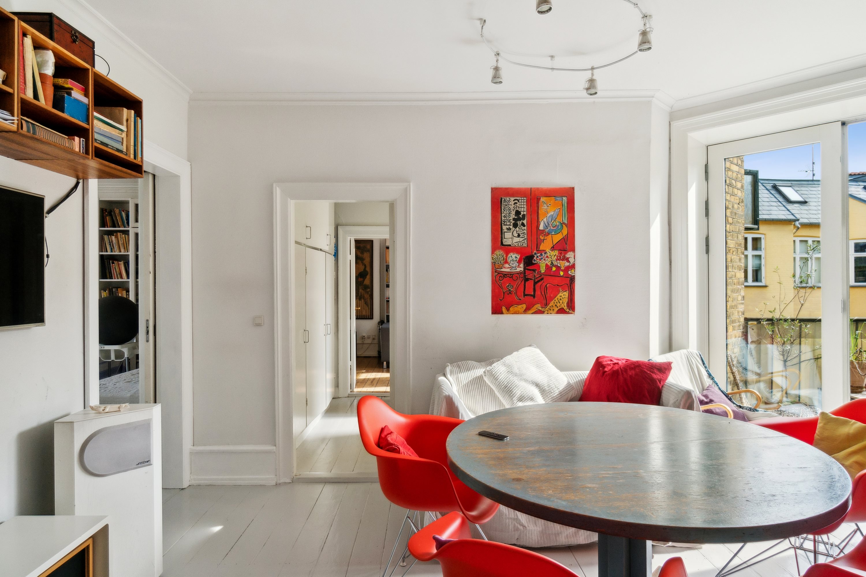 Miniaturebillede 1: stue. Billede af Wesselsgade 13, 4. tv., 2200 København N