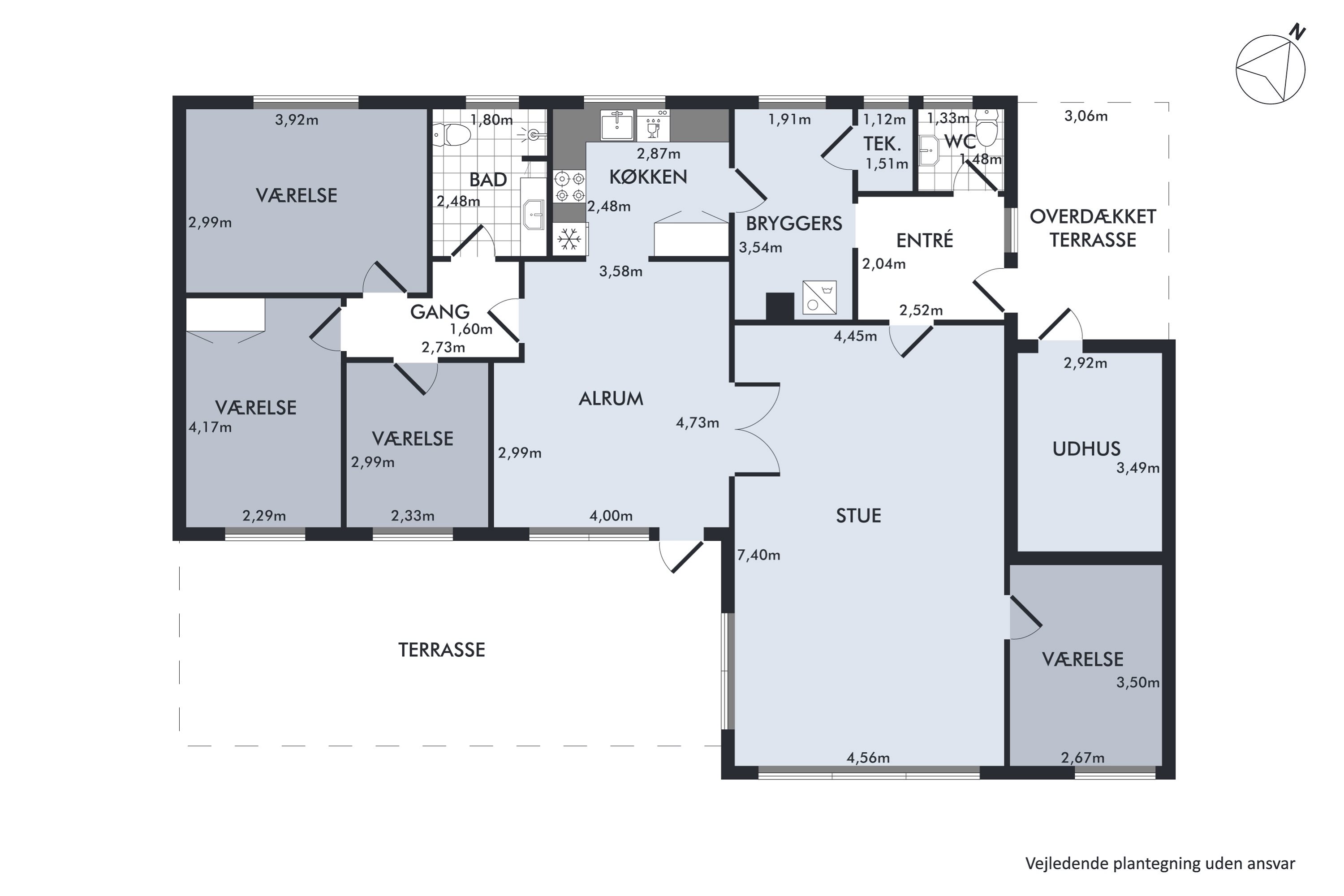 Plantegninger billede af Linde Alle 27, 8963 Auning