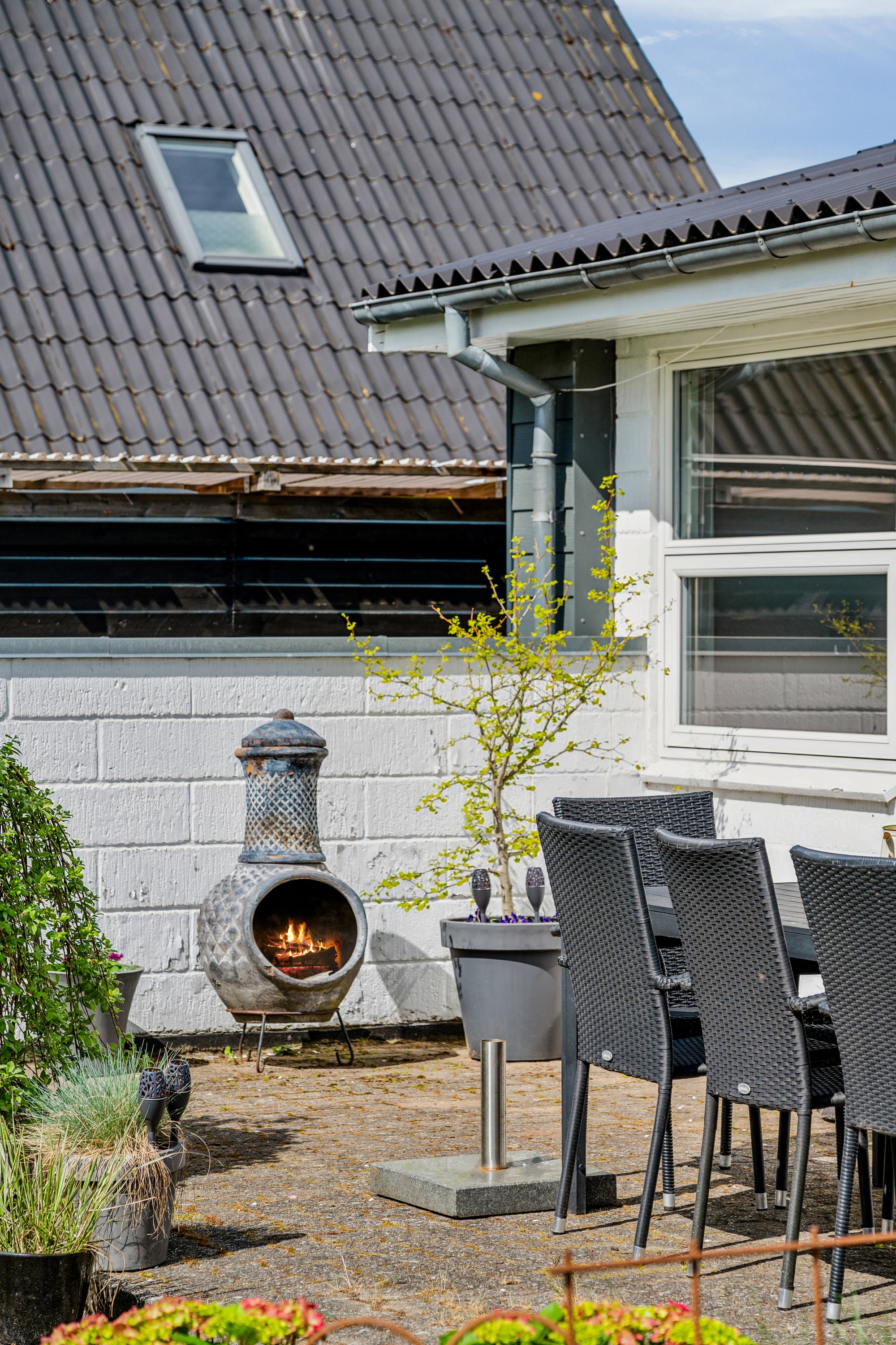 Fremhævet terrasse billede i fuldskærmstilstand. Billede af Linde Alle 27, 8963 Auning