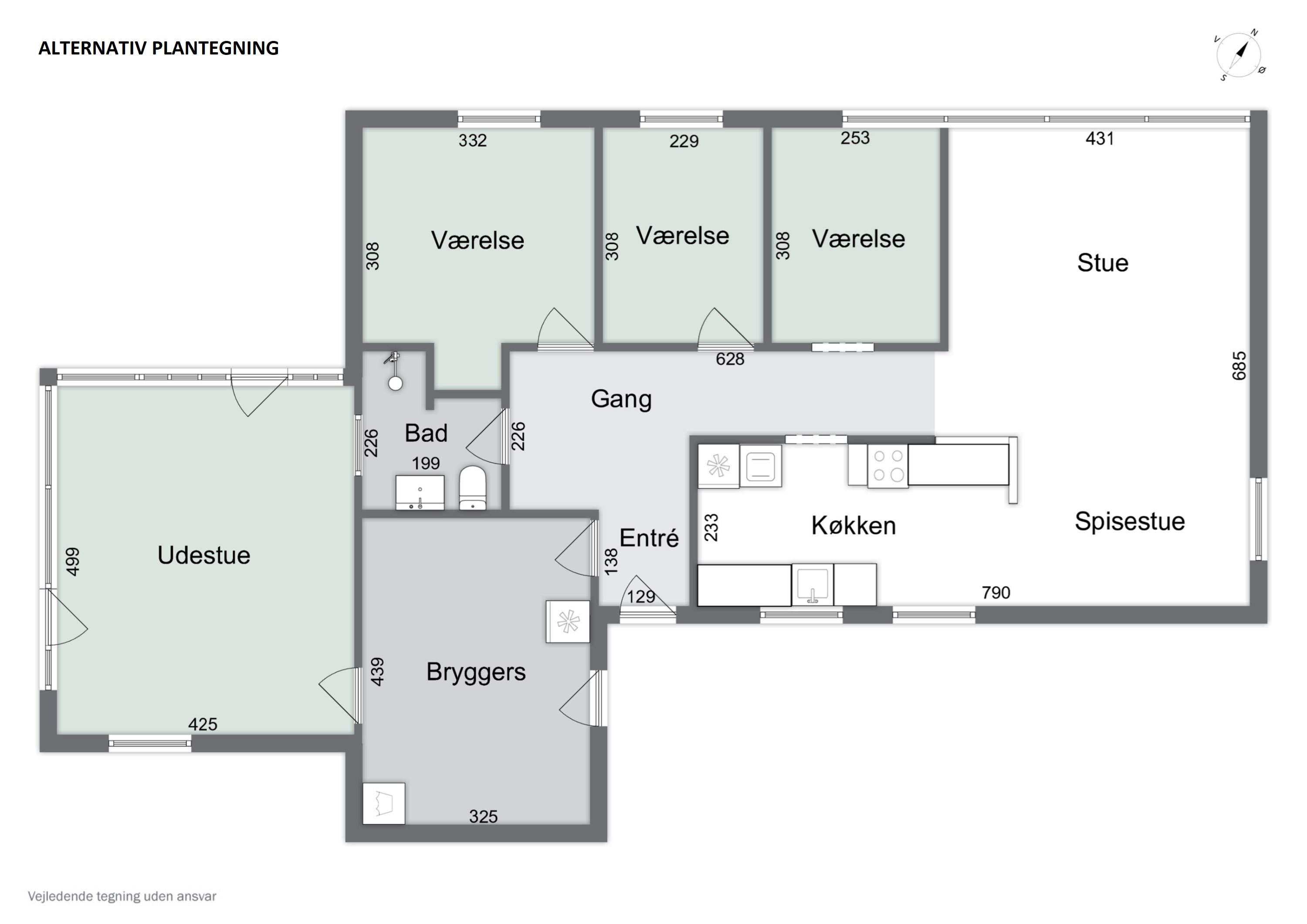 Plantegninger billede af Vorupørvej 113, Hundborg, 7700 Thisted