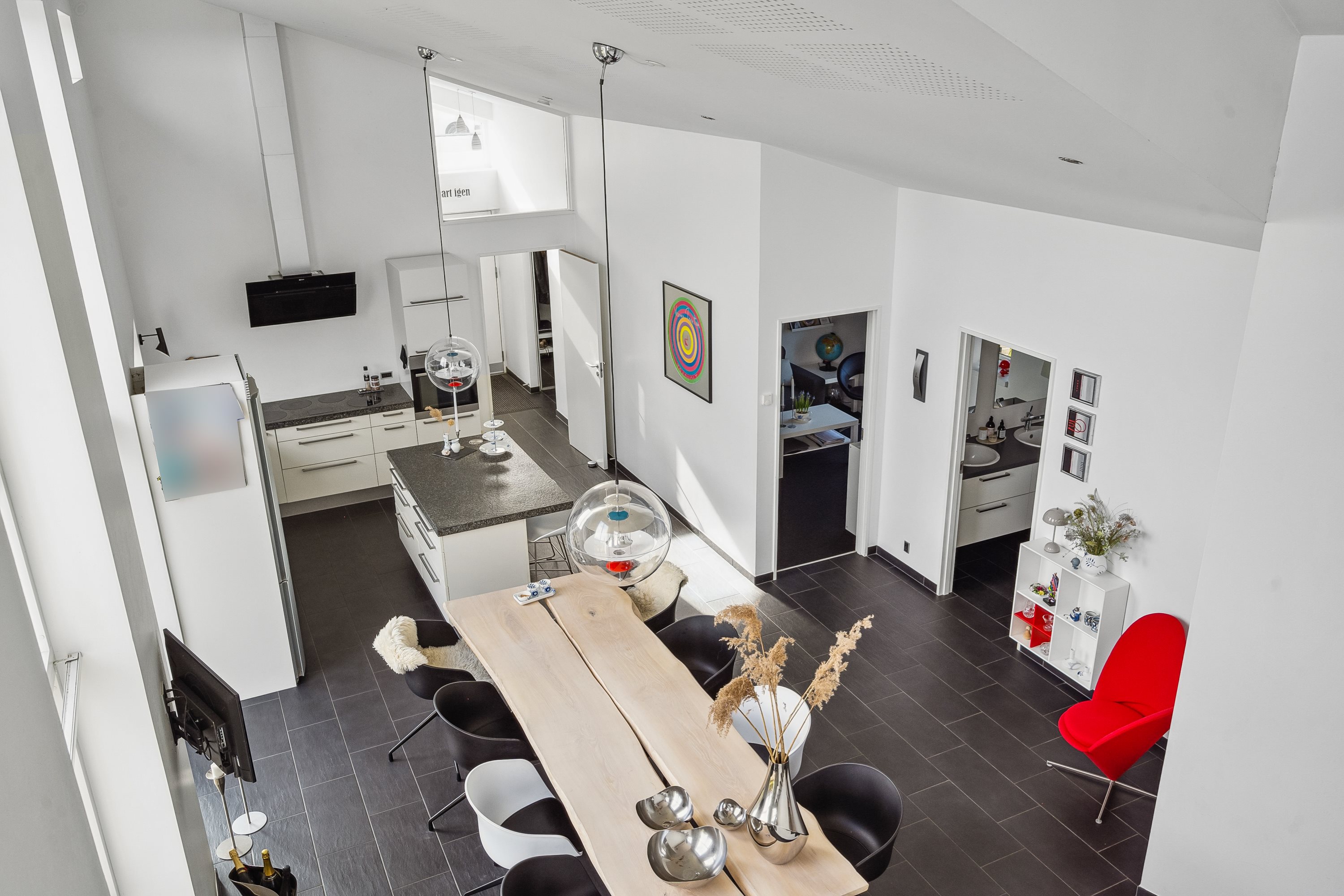 Fremhævet køkken-alrum billede i fuldskærmstilstand. Billede af Hyldevej 32, 9500 Hobro