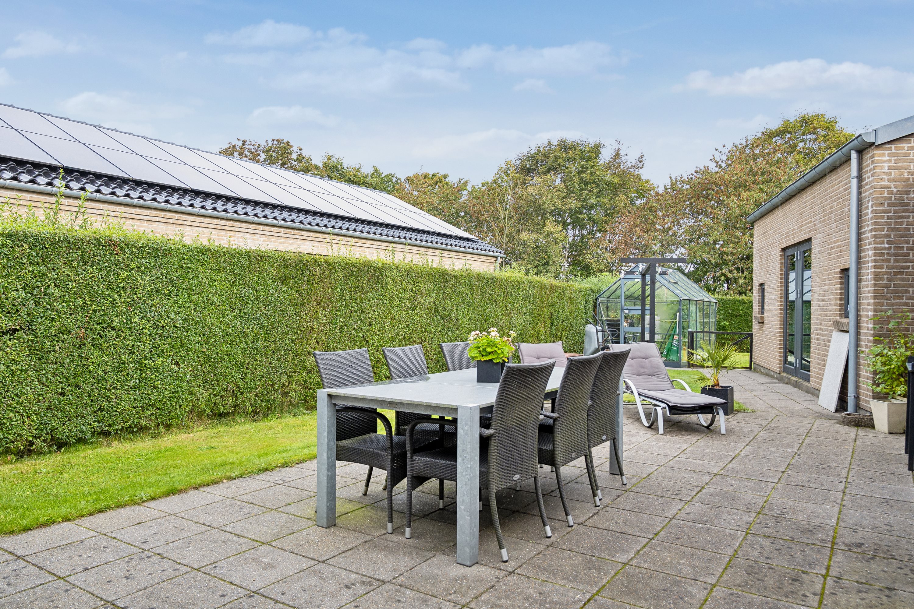 Fremhævet terrasse billede i fuldskærmstilstand. Billede af Hyldevej 32, 9500 Hobro