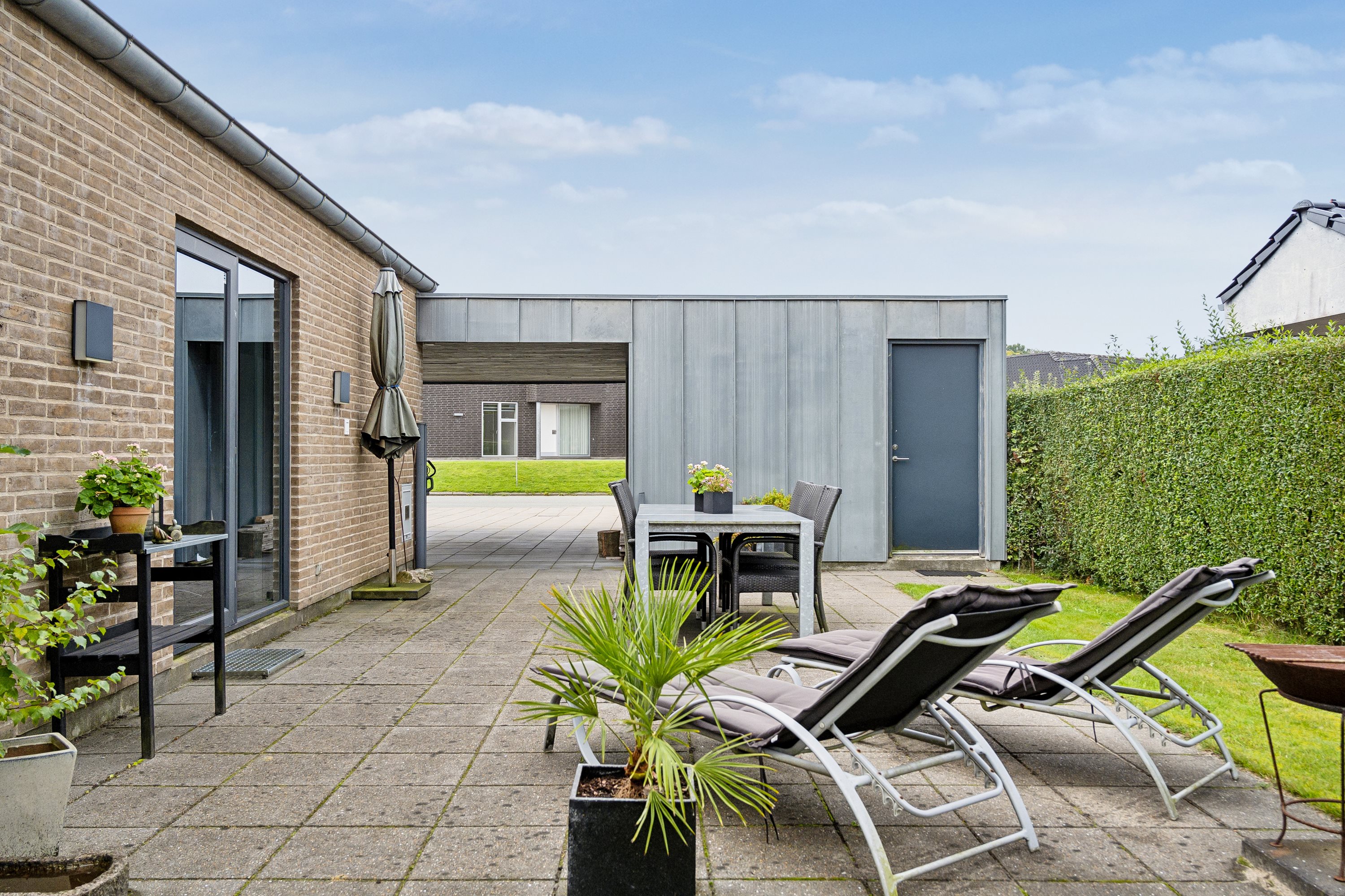 Fremhævet terrasse billede i fuldskærmstilstand. Billede af Hyldevej 32, 9500 Hobro